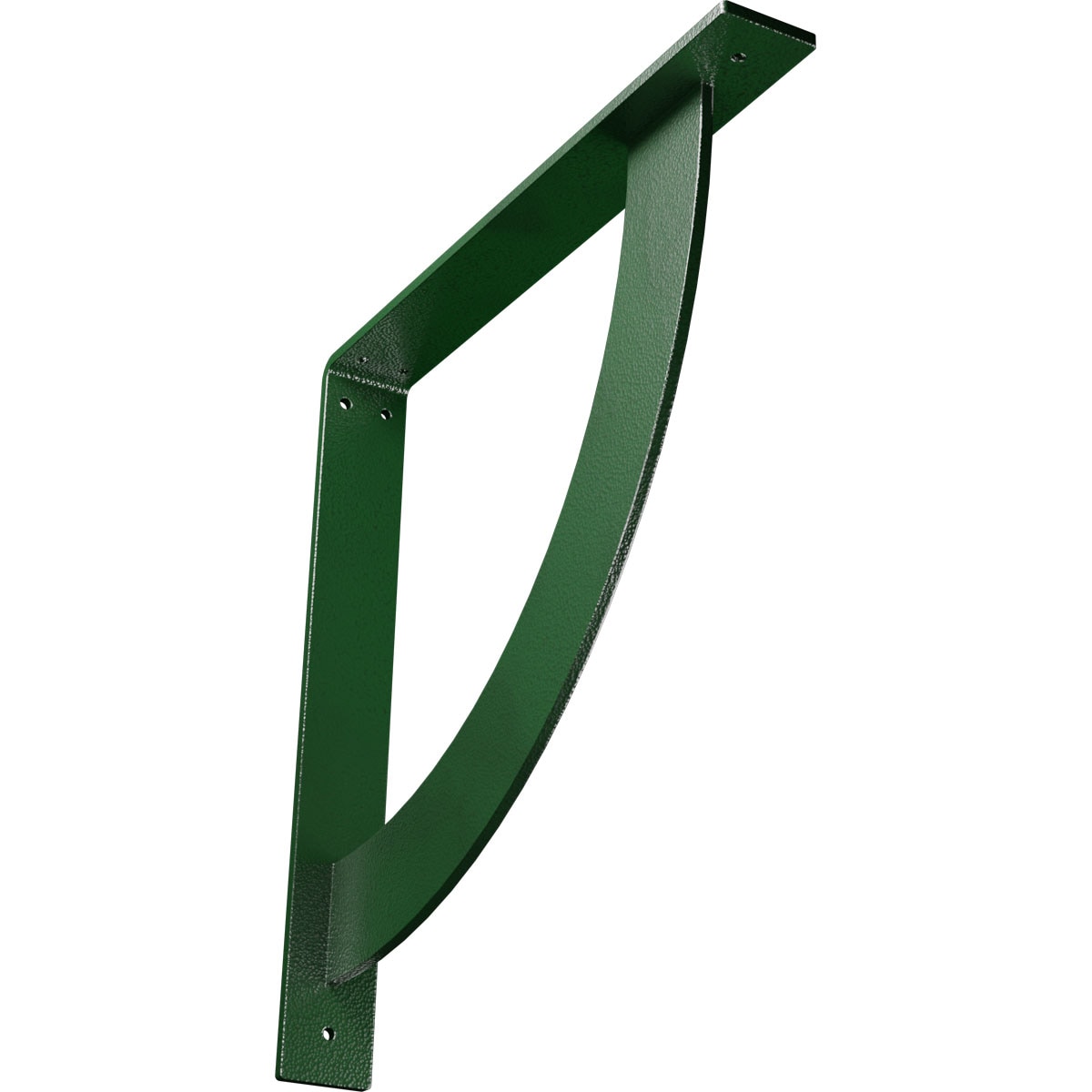 Ekena Millwork BKTM02X16X16BUHDG Bulwark 16-in x 2-in x 16-in Green Steel Countertop support bracket