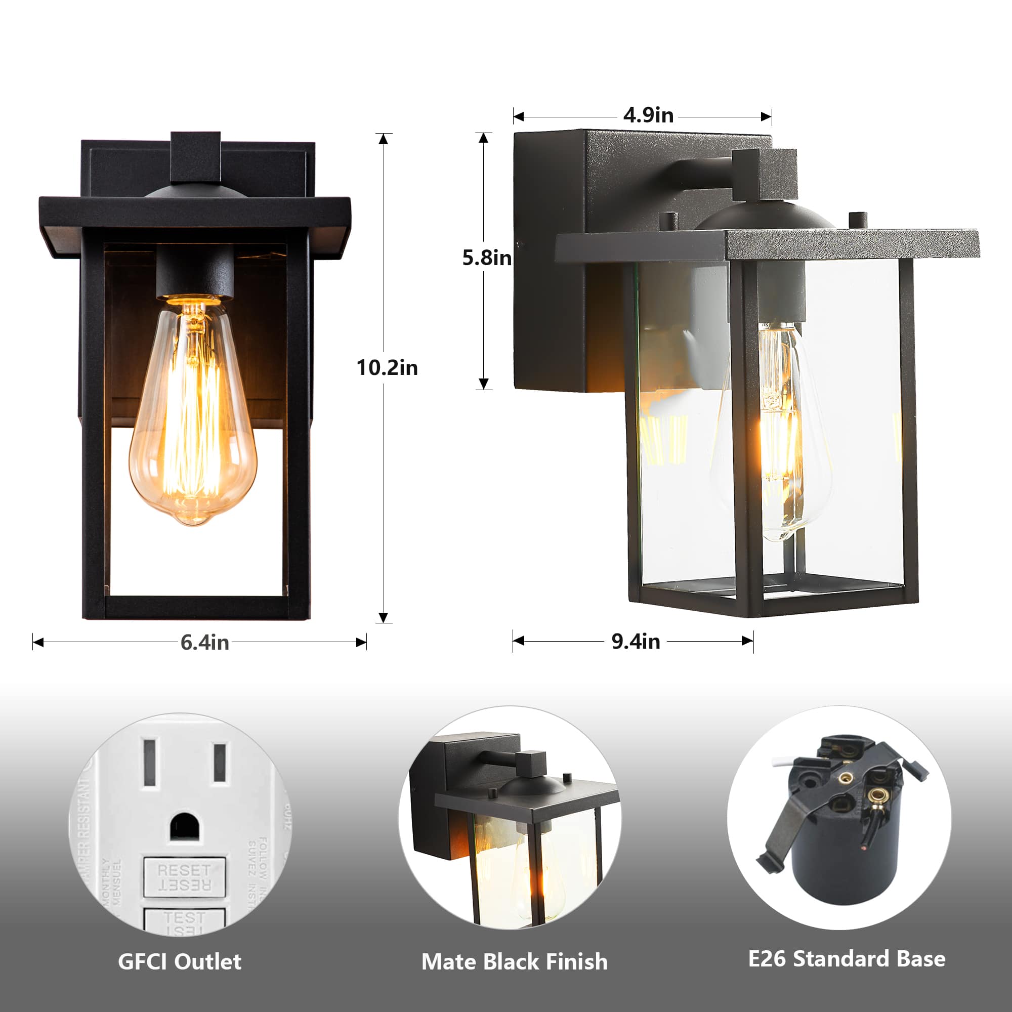 JCFL FTL-OW-010 Outdoor-Wall-Lighting - View #3