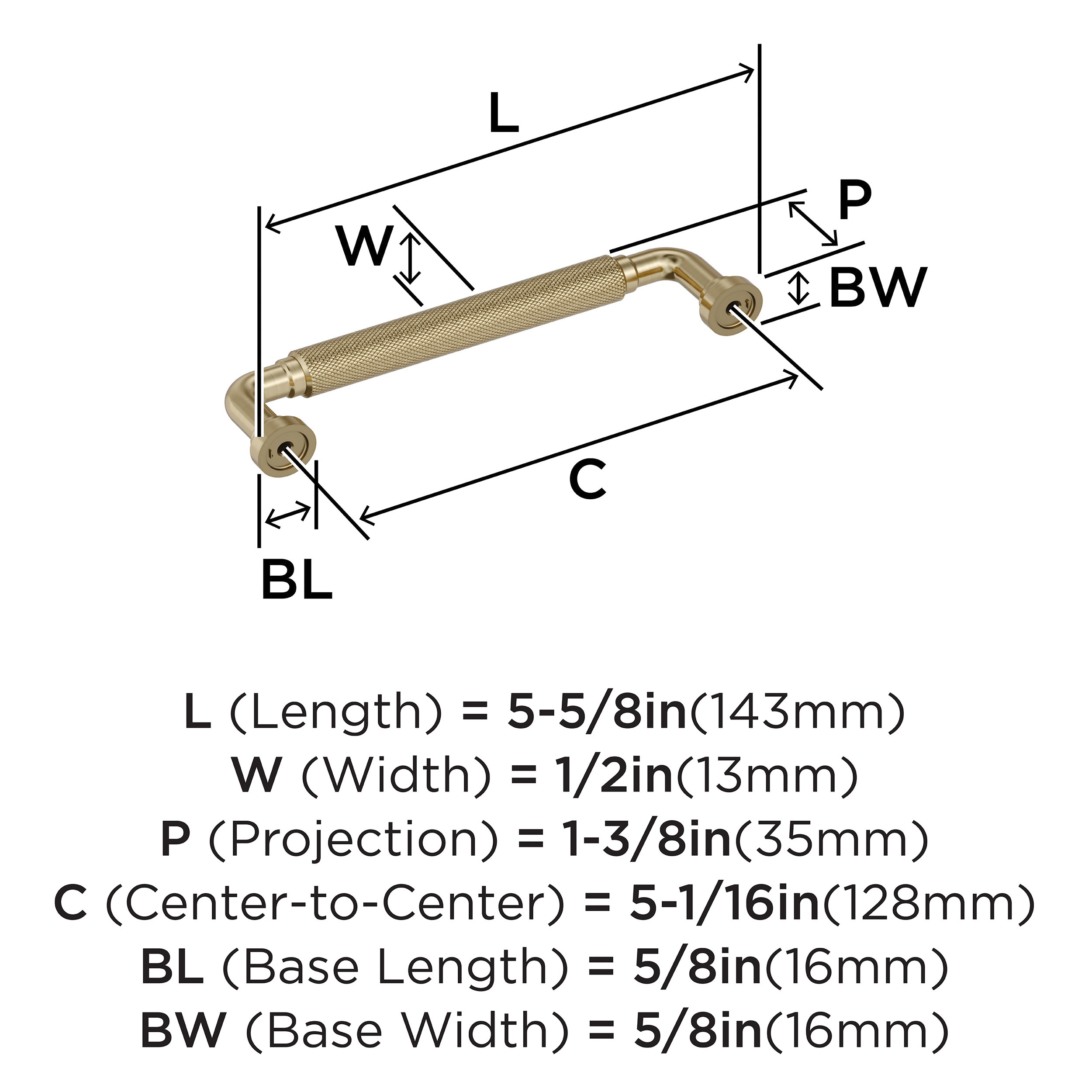 Amerock BP37683BBZ Cabinet-Pulls - View #4