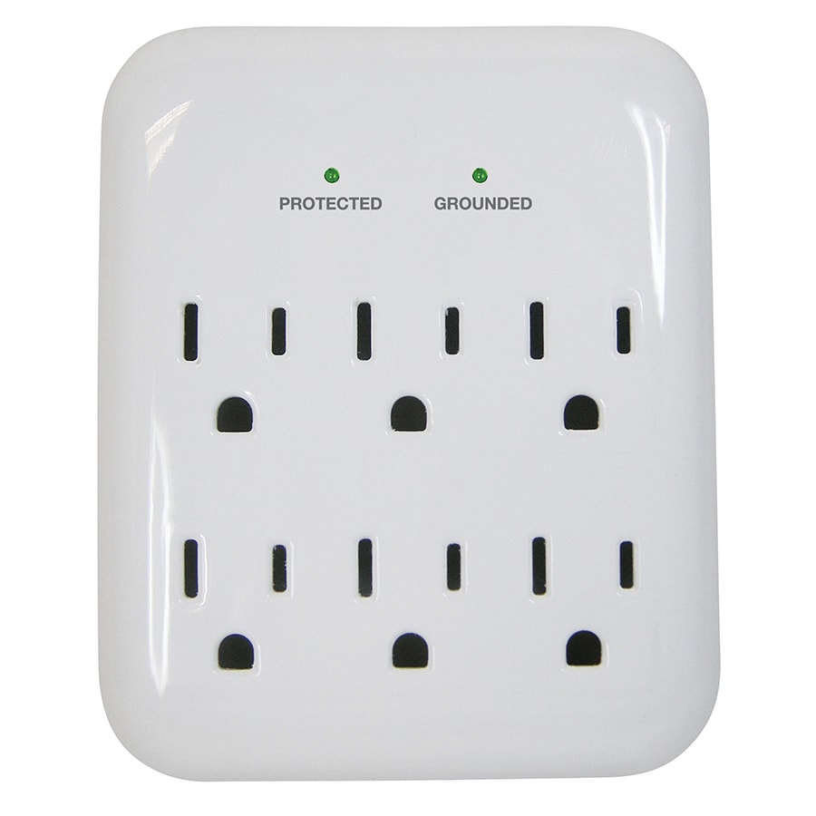 Utilitech 6-Outlet 900 Joules 1875-Watt Indoor Ac Surge Protector