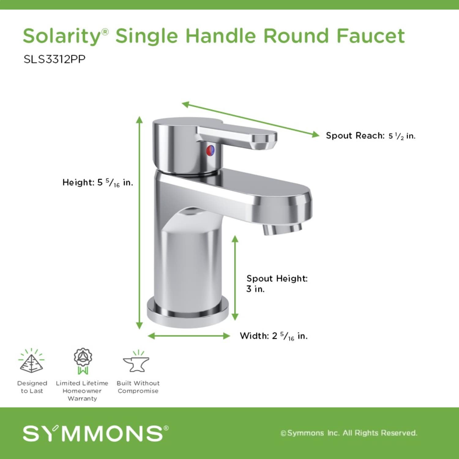 Symmons SLS3312PP Lavatory-Faucets - View #6