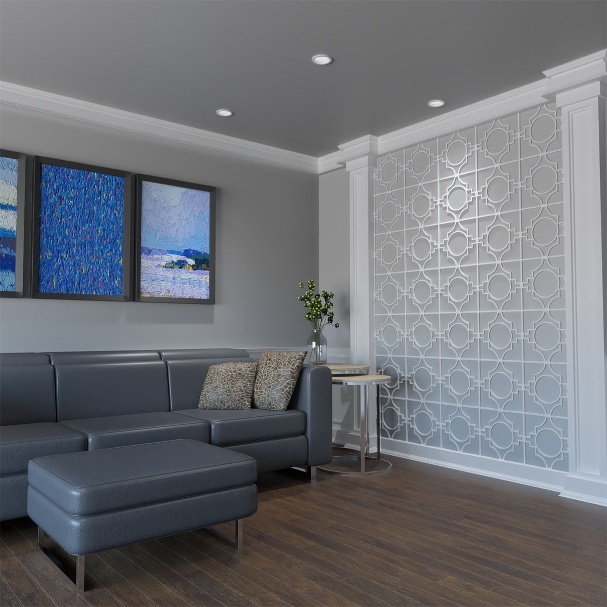 Ekena Millwork WALP12X12GYP Wall-Panels - View #3