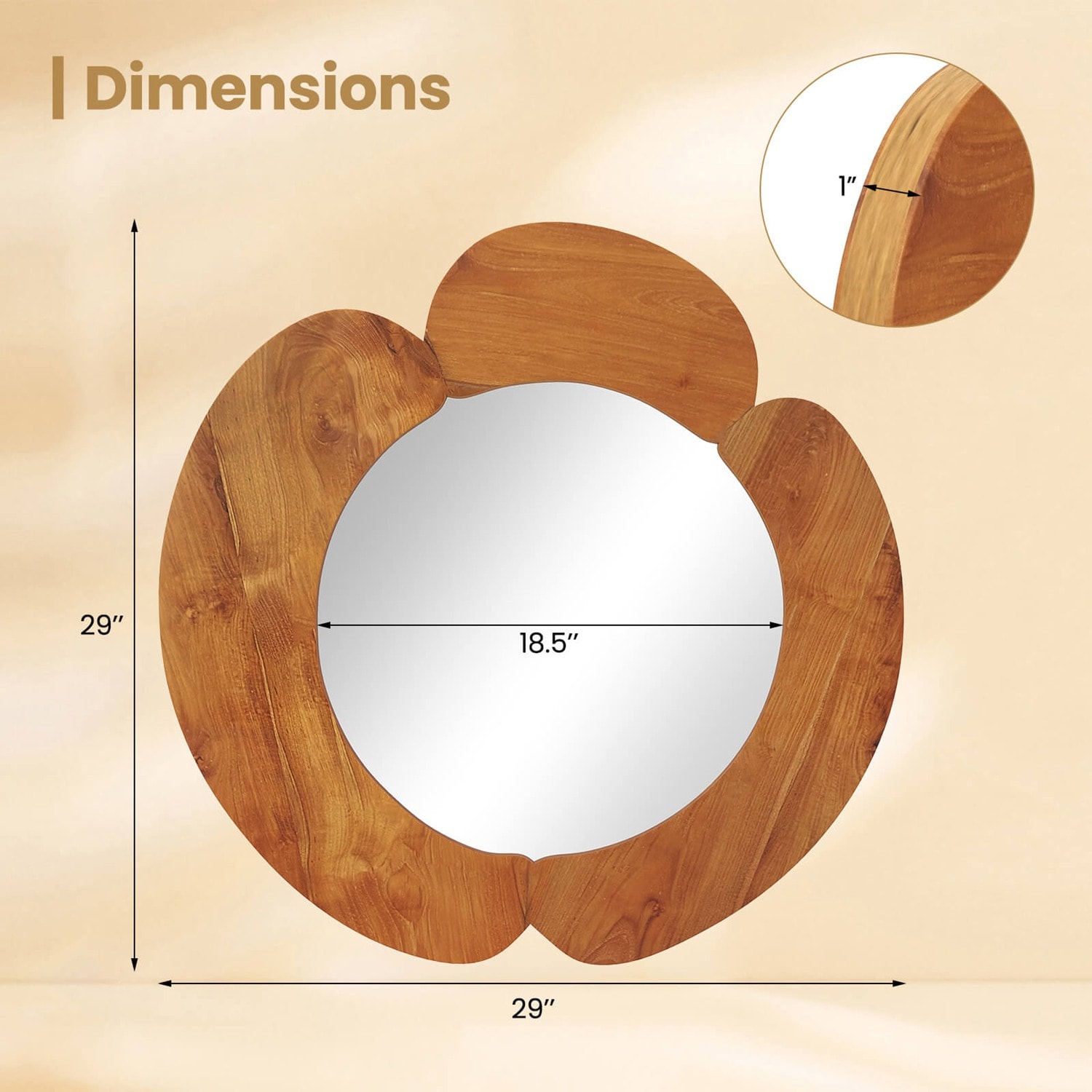 Costway HCST08212 Decor-Mirrors - View #3