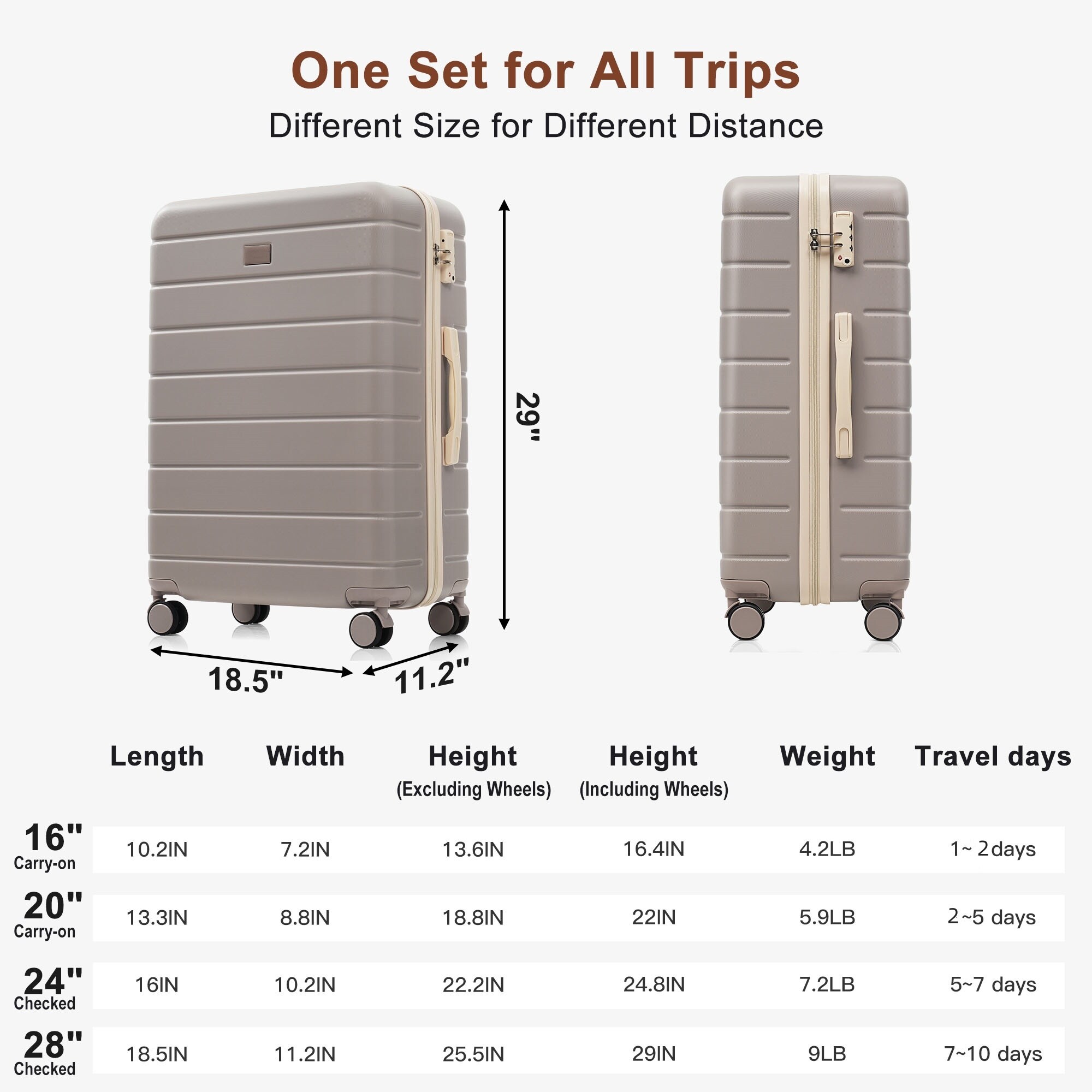 LUXEYARD DS-Y-YC-3026 Luggage-And-Luggage-Sets - View #6