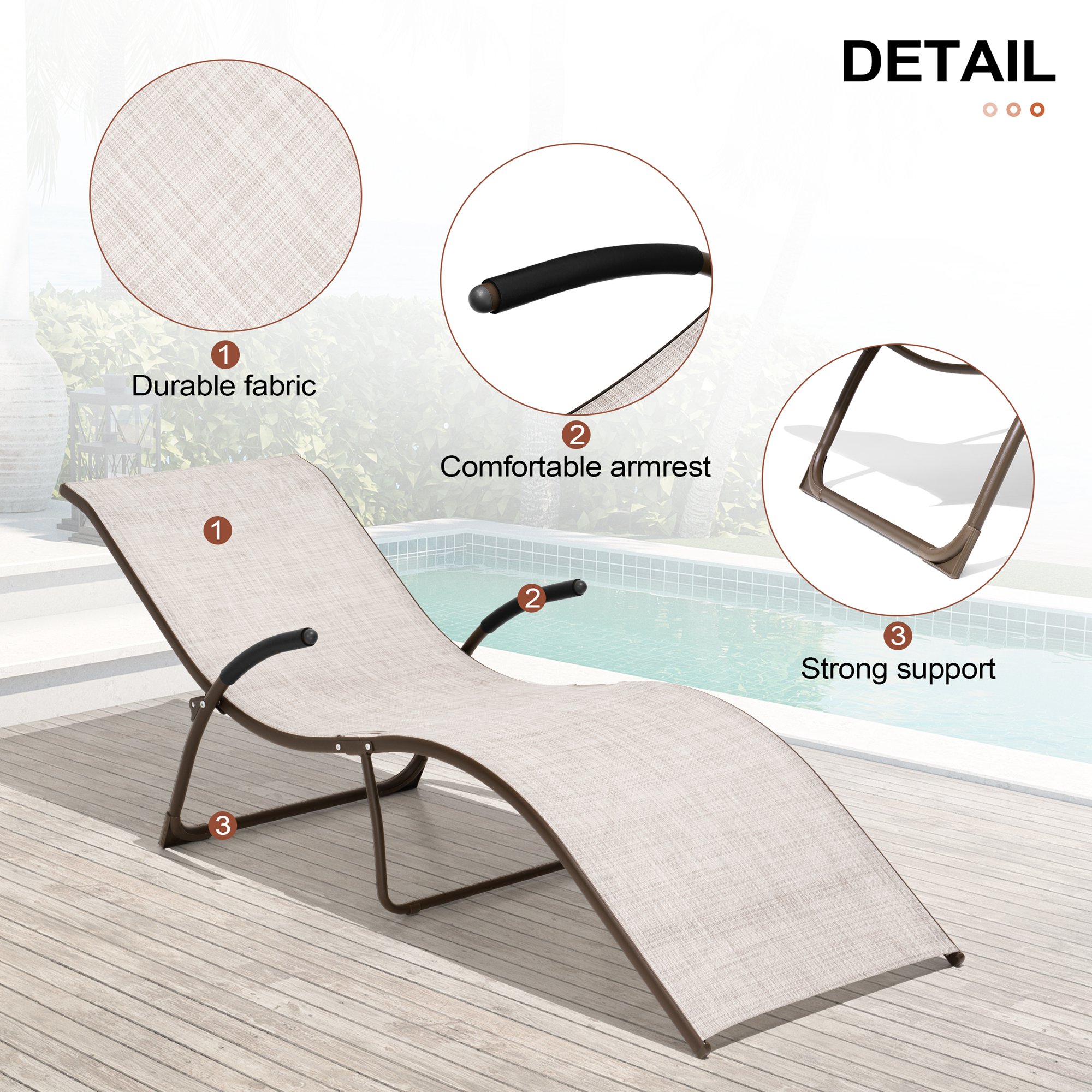 Crestlive Products CL-LG005BEI-N1 Patio-Chairs - View #3