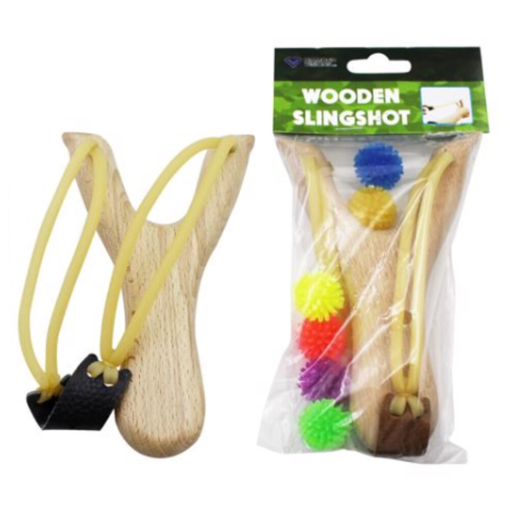 Diamond Visions Sling Shot with Silicone Balls Wood/Silicone 18