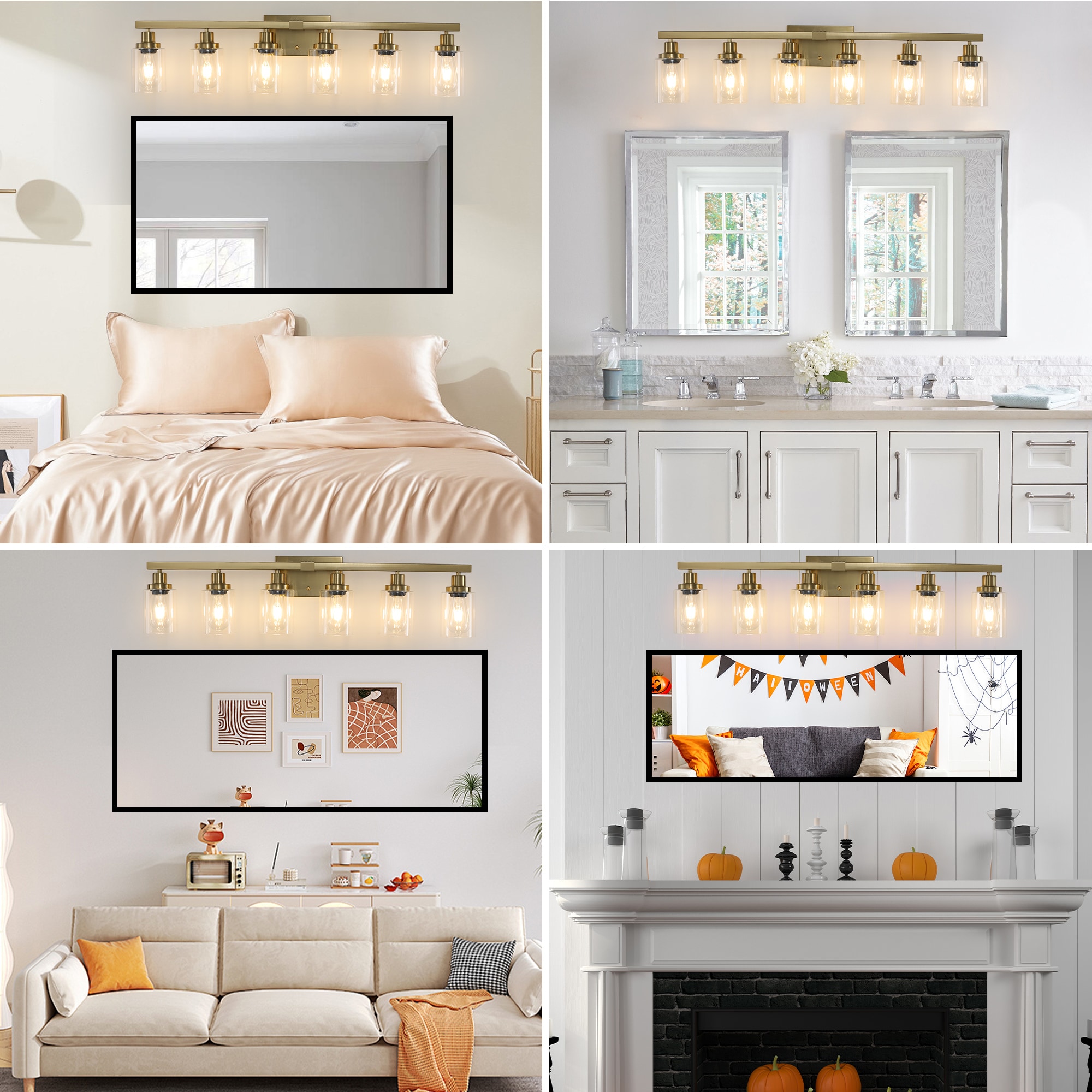 Dexmalle  37IN Modern Iron Metal Wall Fixture