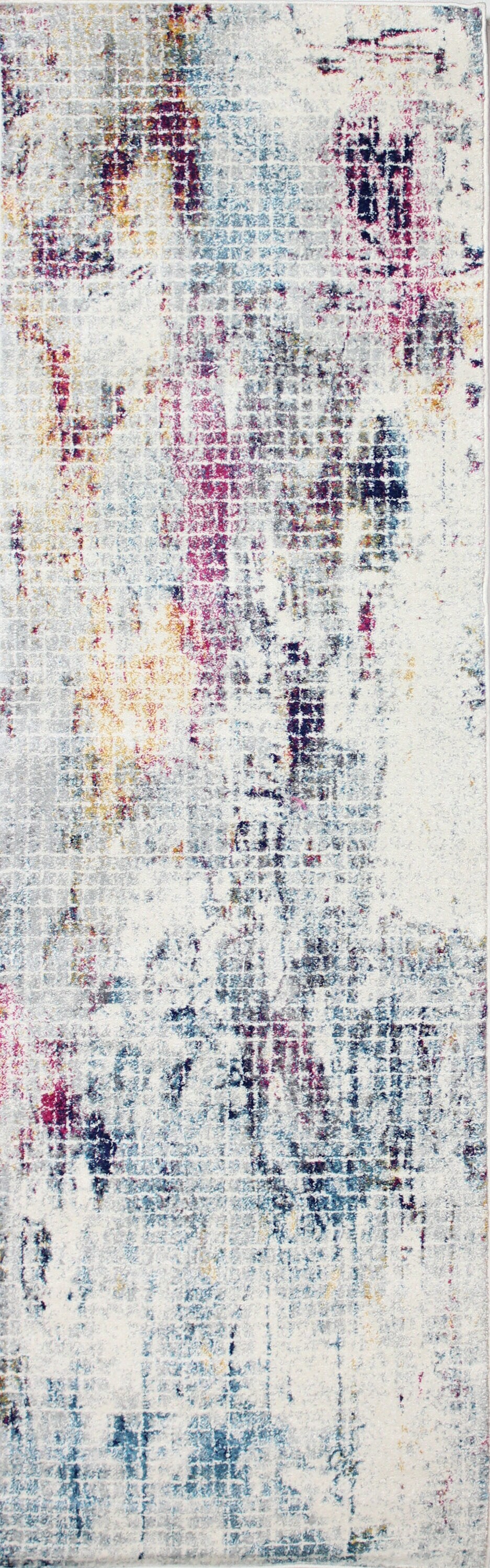 Bashian 649652269634 3 x 8 (ft) Polypropylene Ivory Rectangular Indoor Abstract Oriental Runner rug