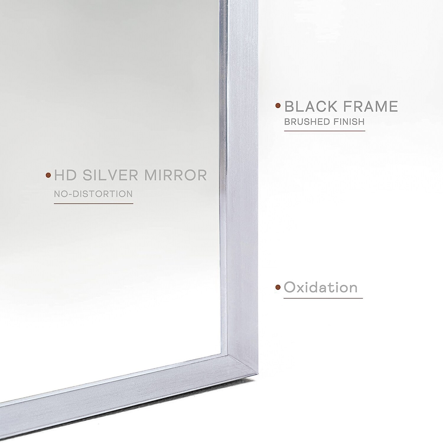 Forclover HUC-AR2436SL Framed-Bath-Mirrors - View #6