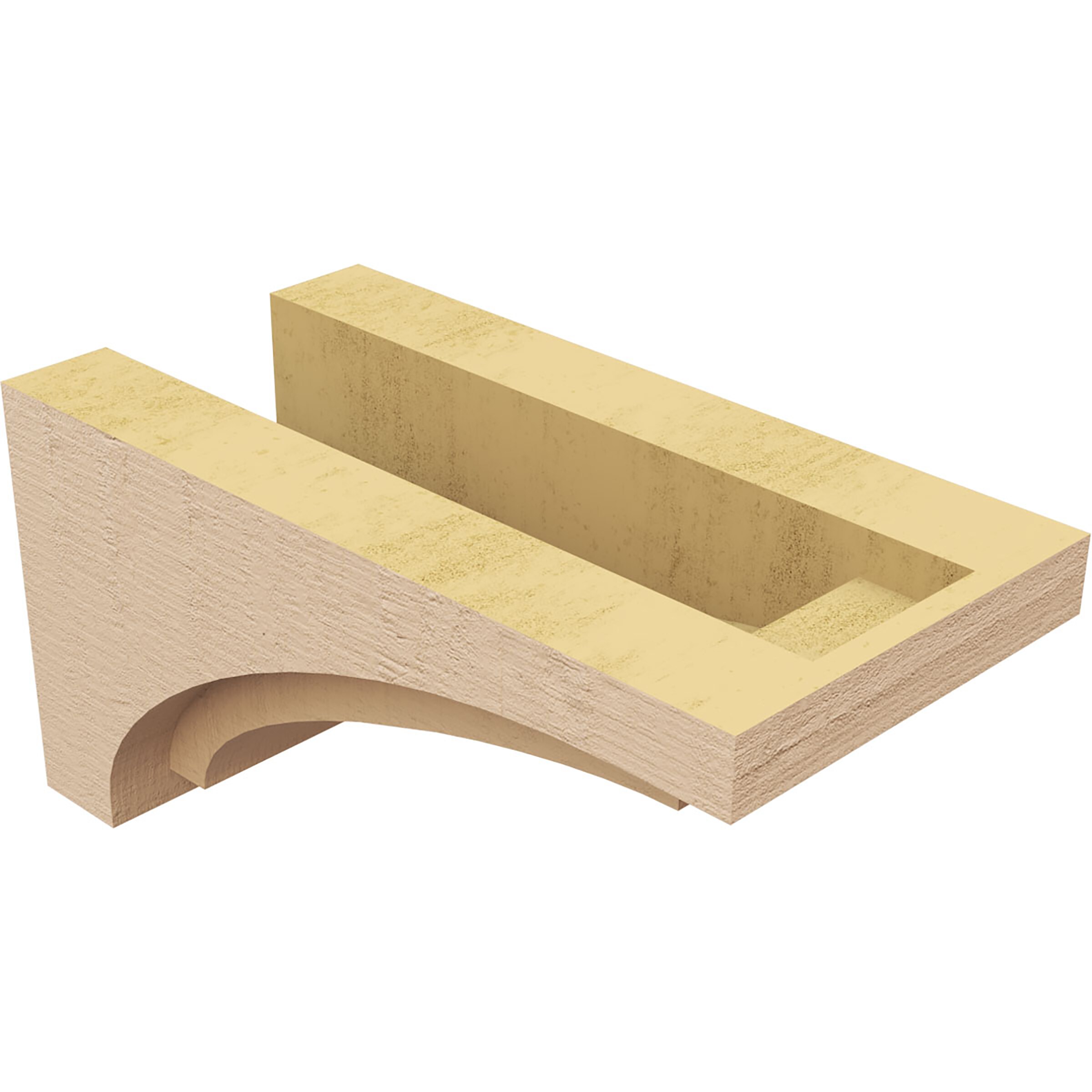 Ekena Millwork CORU06X12X06RIVRCPR corbels - View #5