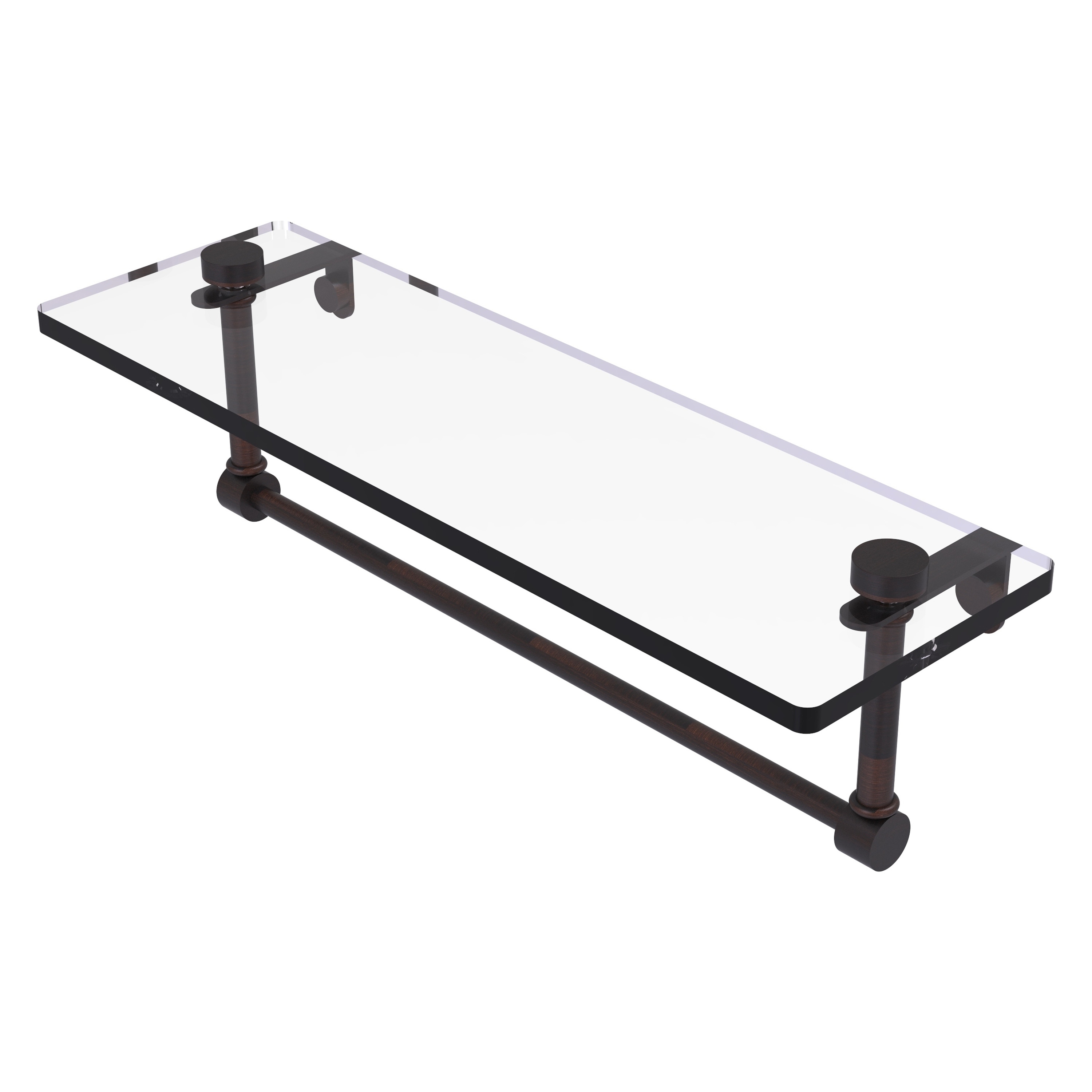 Allied Brass NS-1/16TB-VB Venetian Bronze Wall mount Bathroom Shelf ( 16-in x 5-in x 5-in )