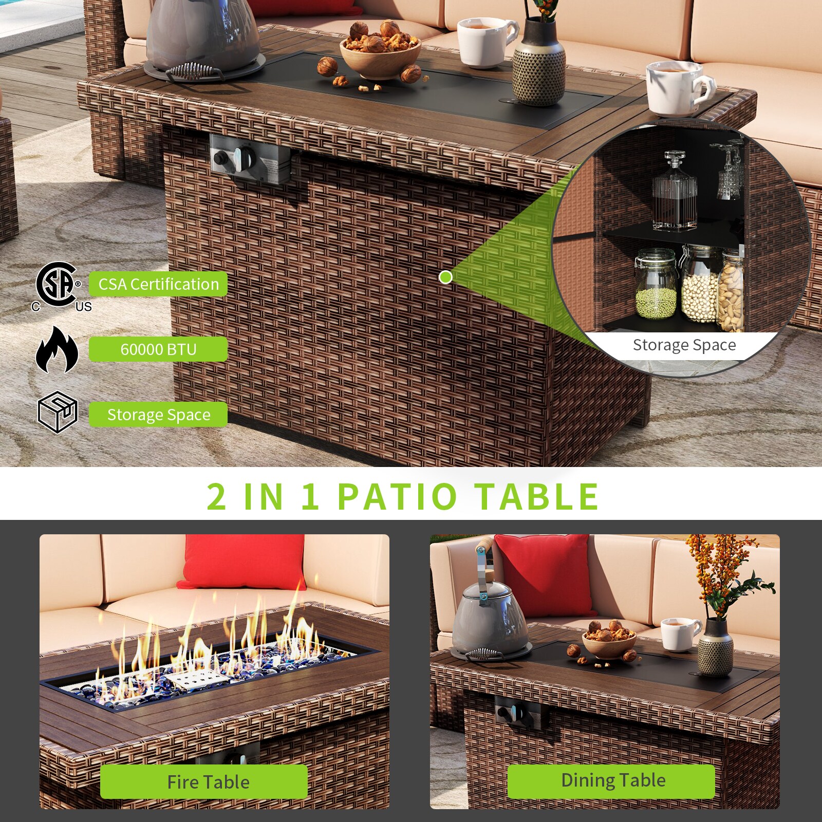 Bapipro BP3508U14 Patio-Conversation-Sets - View #3