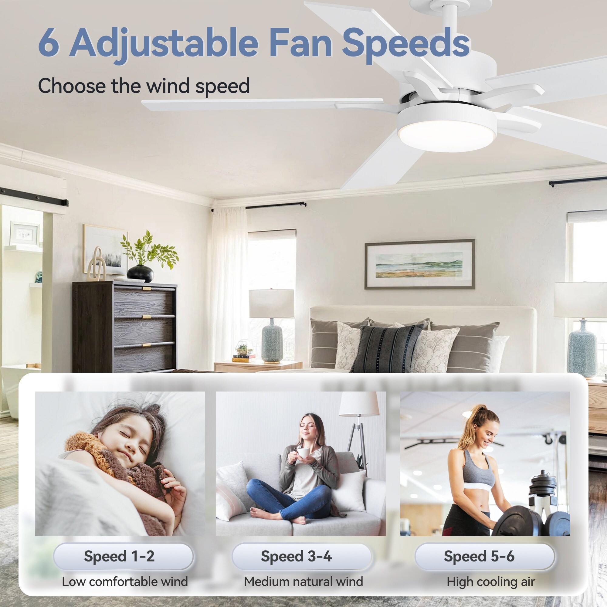 Breezary 30099-WH Ceiling-Fans - View #9