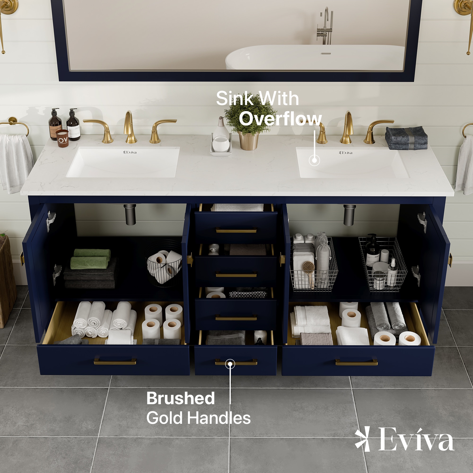 Eviva EVVN412-72BLU-Q Bath-Vanity-Combo - View #3