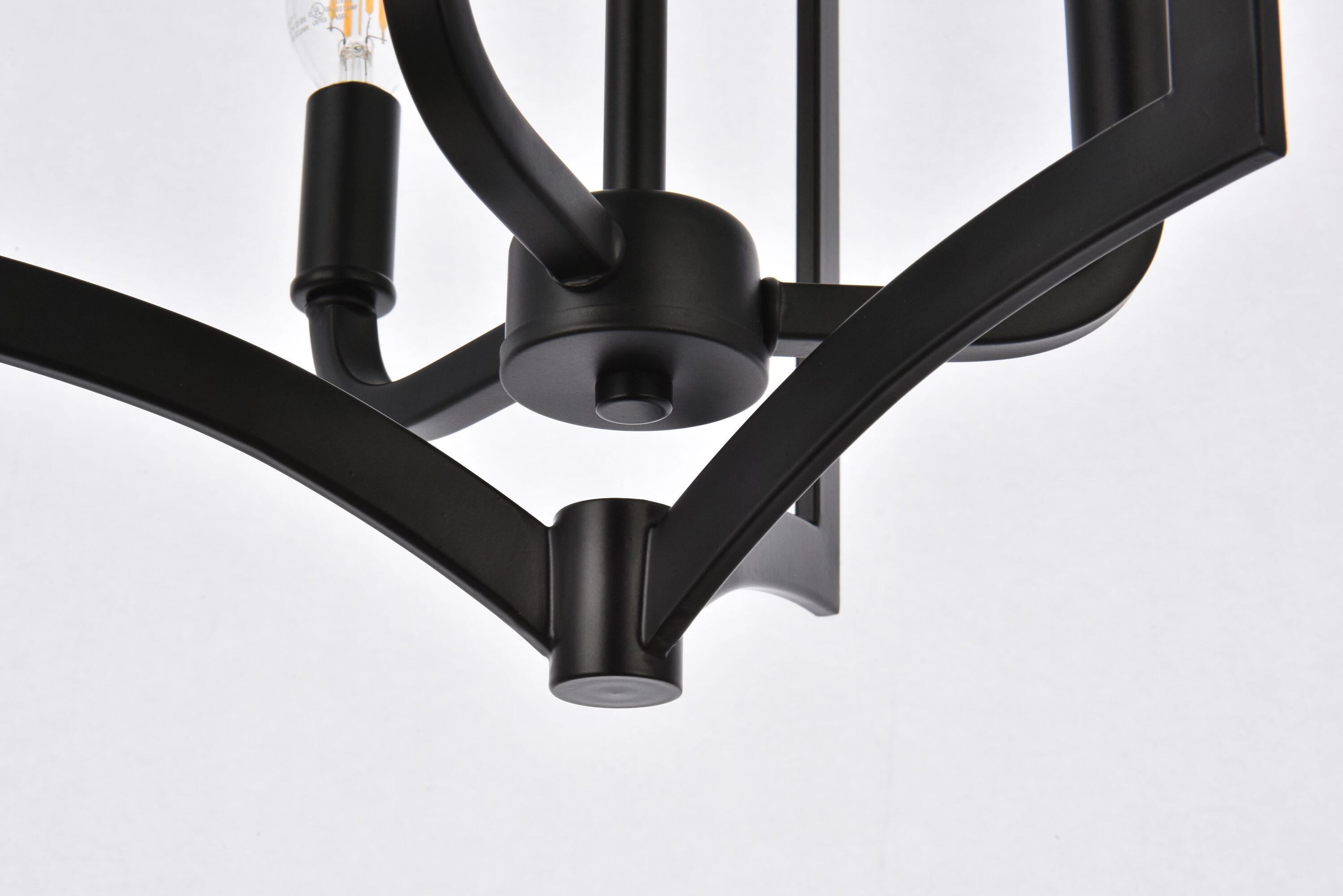 Elegant Decor HFDL21201F12BK flushmounts - View #4