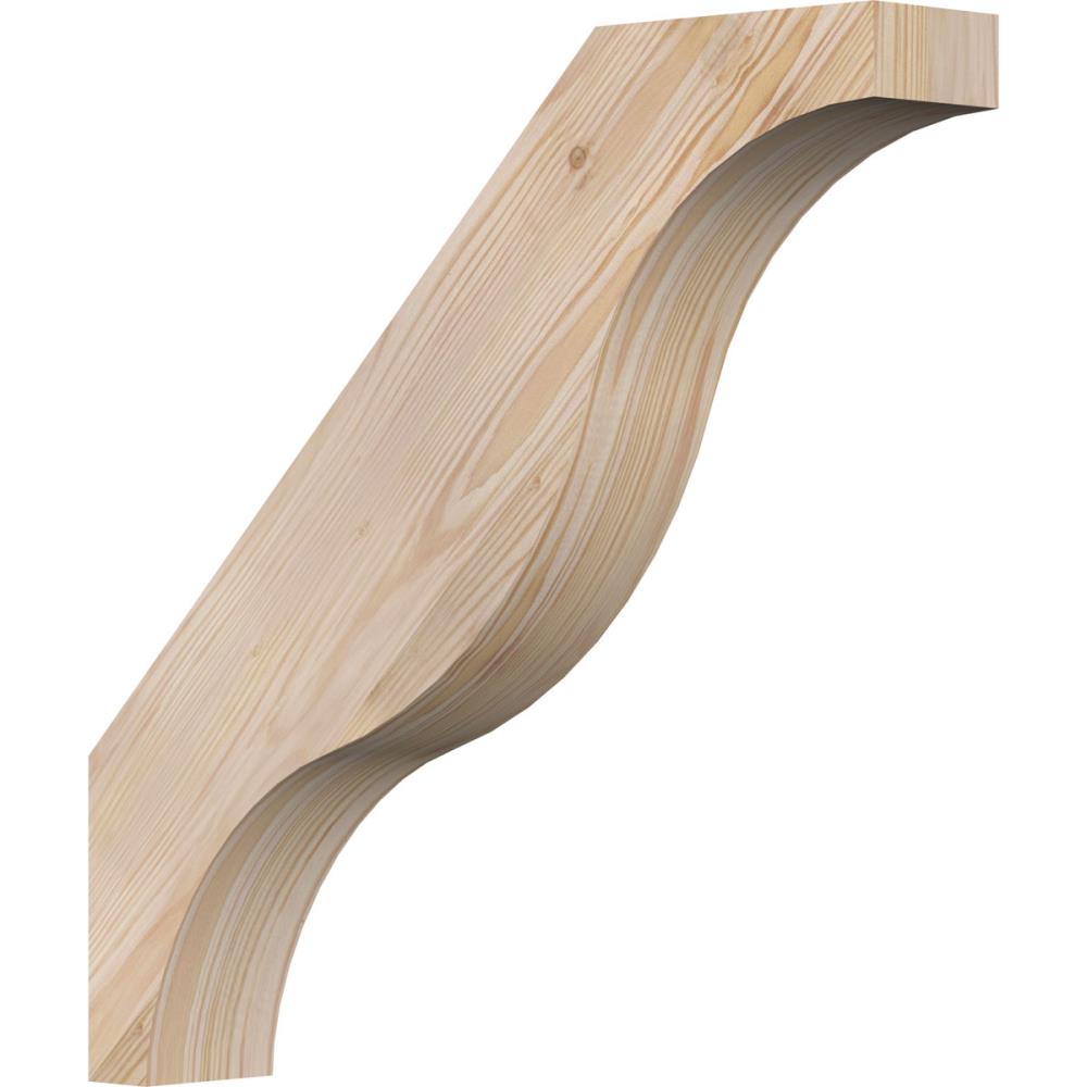 Ekena Millwork BRC04X20X20FST00SDF 3-1/2-in x 20-in x 20-in Douglas Fir Unfinished Wood Funston Smooth Knee Brace