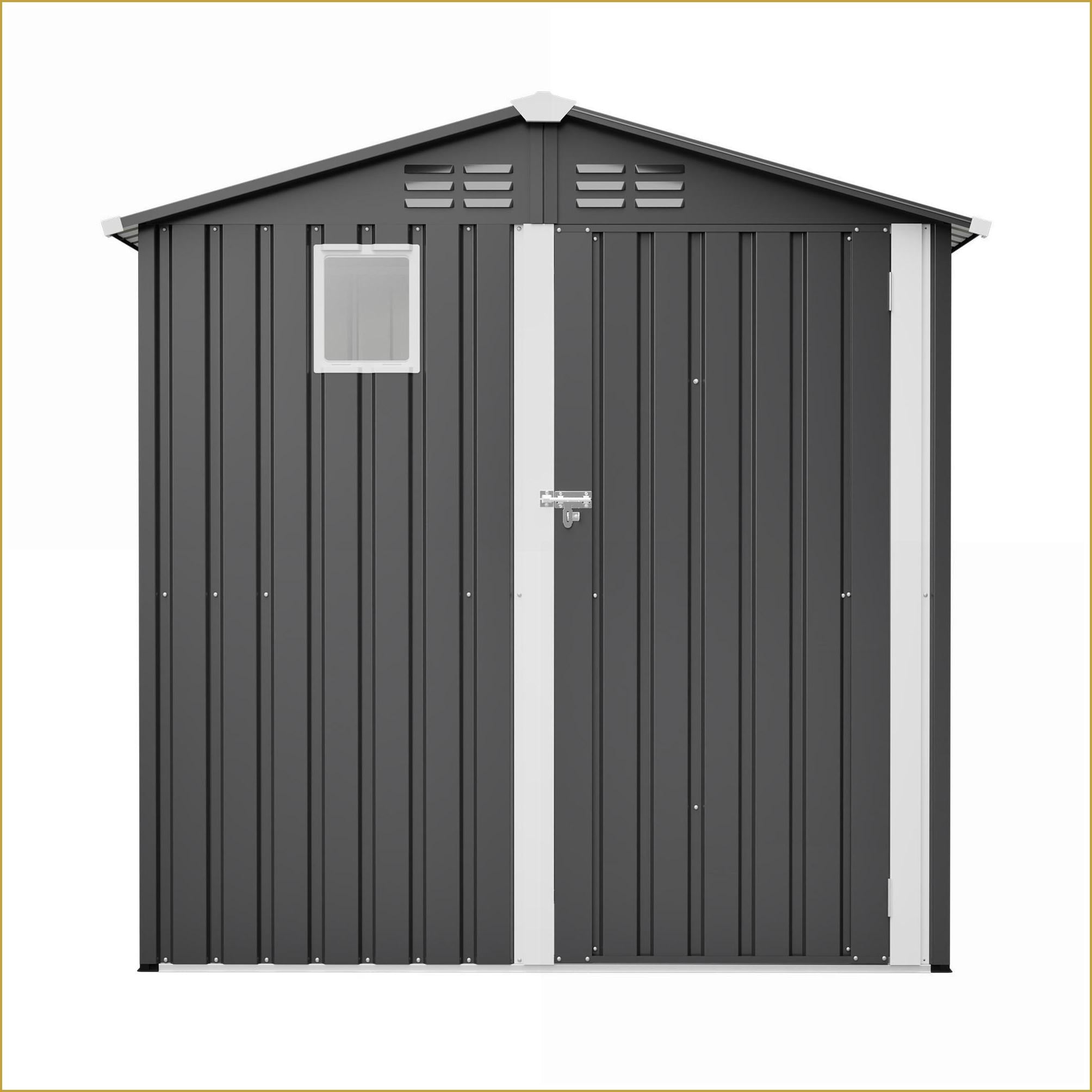 Watnature LK03ZYNWCRM6 Metal-Storage-Buildings-Sheds - View #4