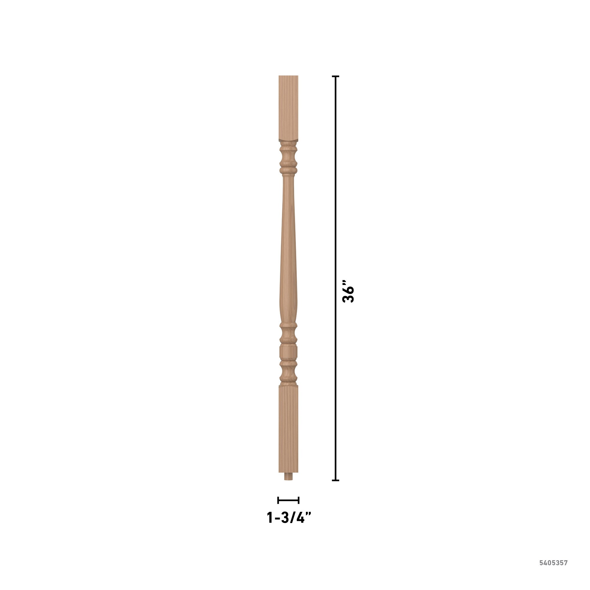 L.J. Smith Stair Systems S-5105-P 36 Interior-Stairpart-Balusters - View #4