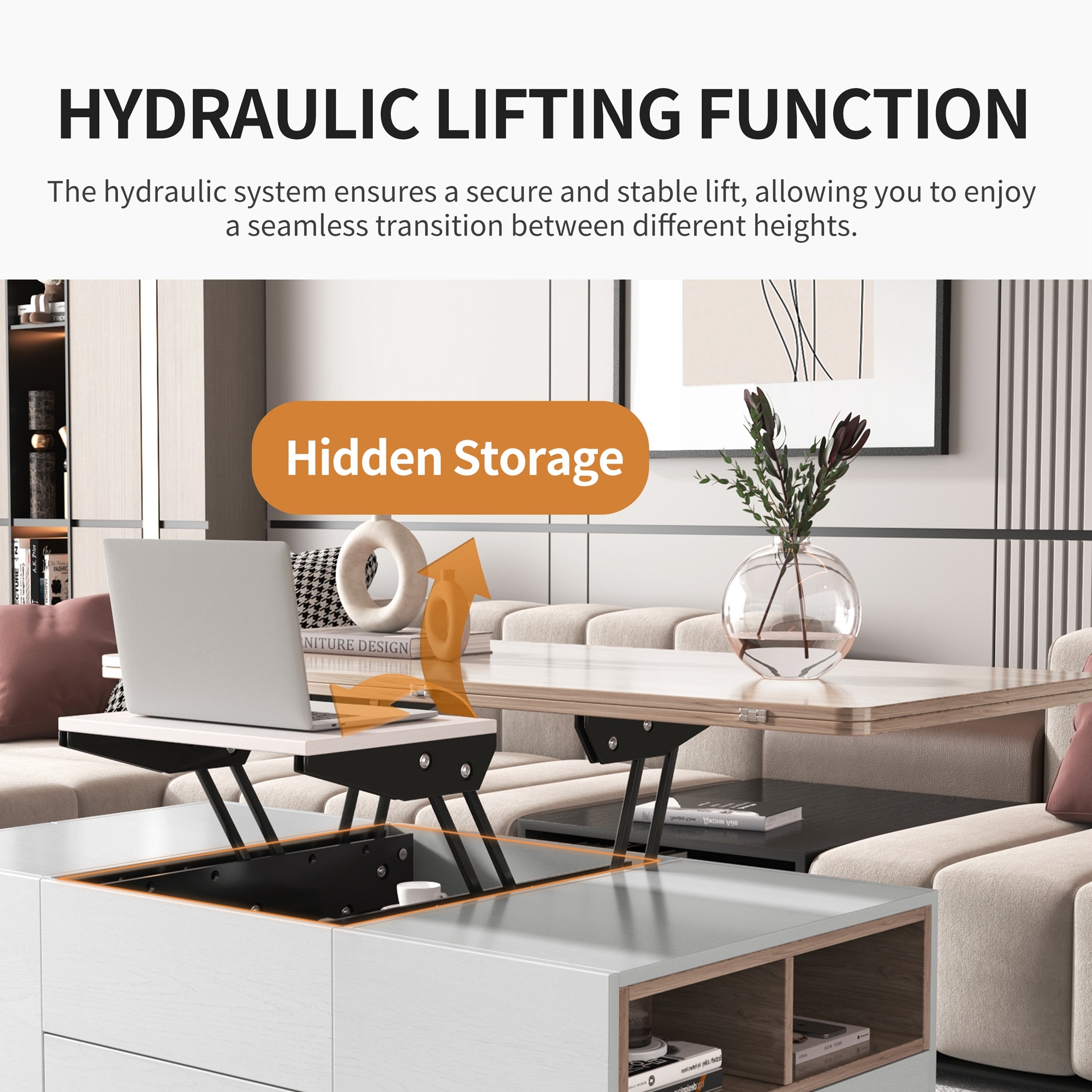 ModernLuxe L3P-CH307463AAK Coffee-Tables - View #8