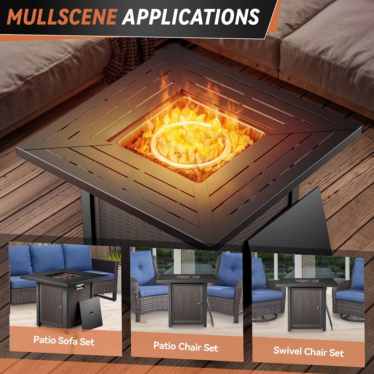 Rilyson FS086X2001-1 Patio-Conversation-Sets - View #10