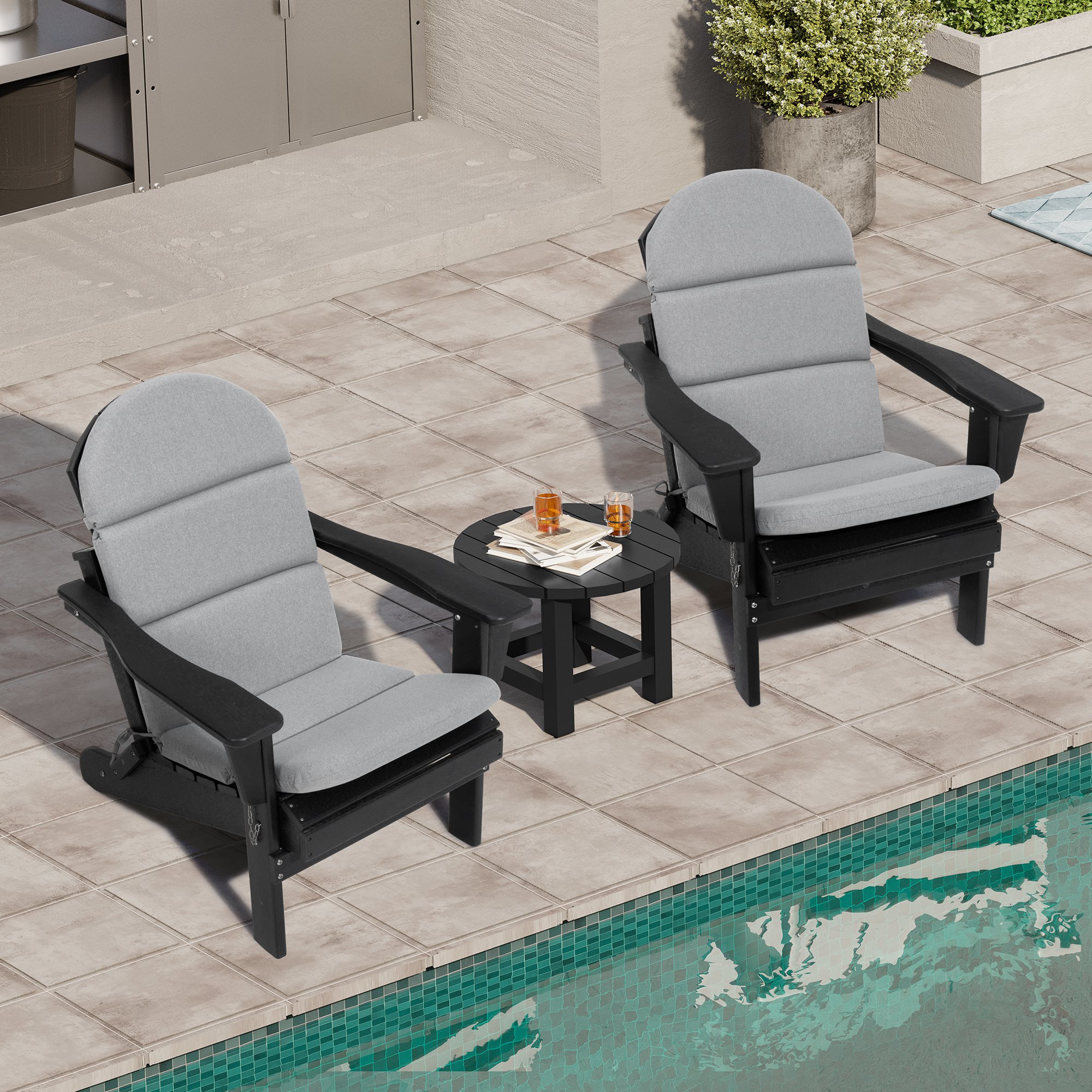 CloudFly CL-CU006LGY-1 Patio-Furniture-Cushions - View #9