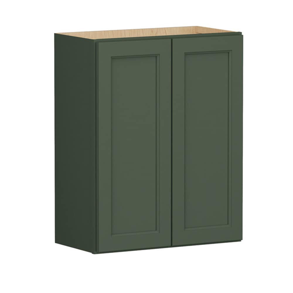 Shenandoah Glasson 24-in W x 30-in H x 12-in D Sage Painted Wall Fully Assembled Cabinet Recessed Panel Transitional