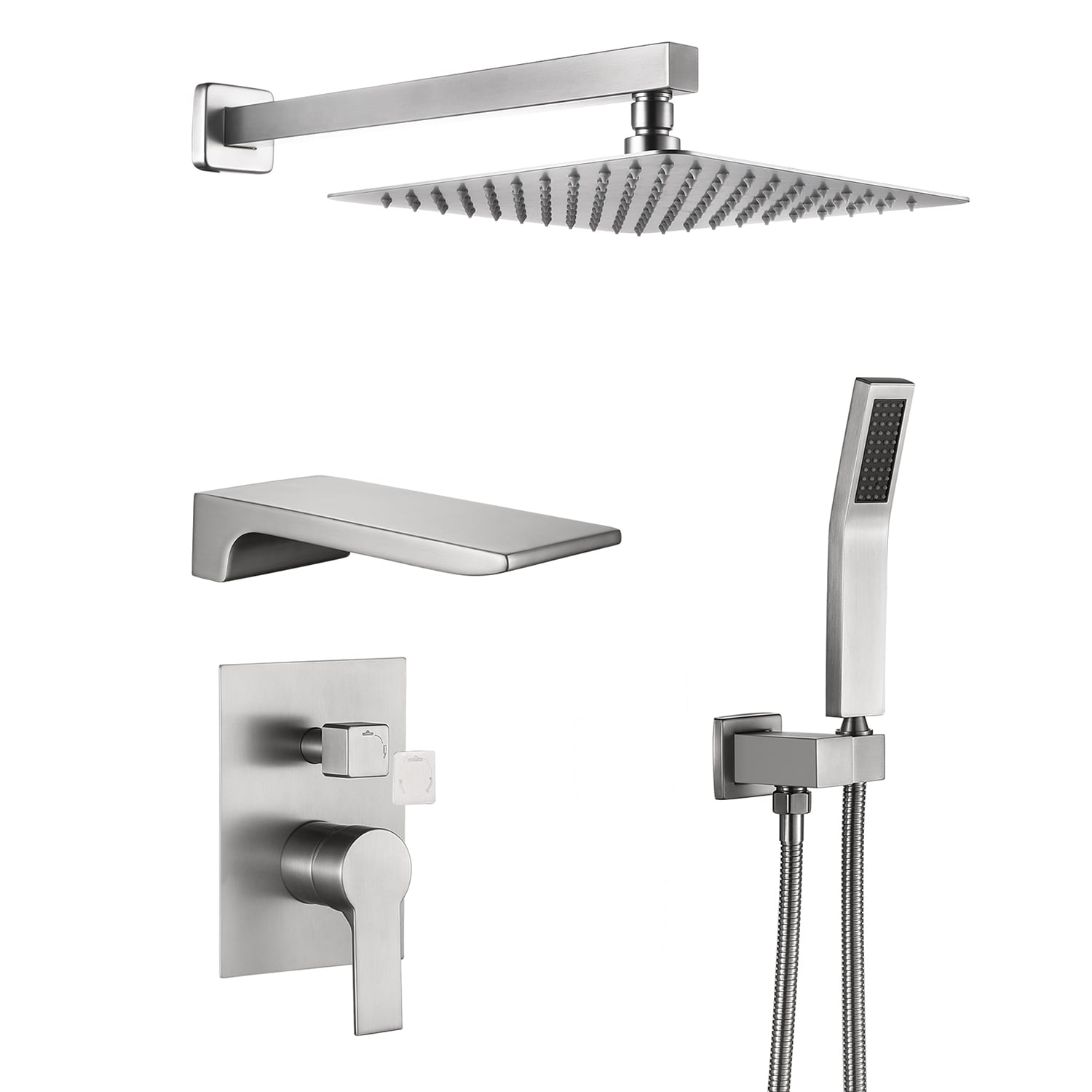 Cobbe SSF0110N Brushed Nickel ( Pressure-balanced Valve Included )