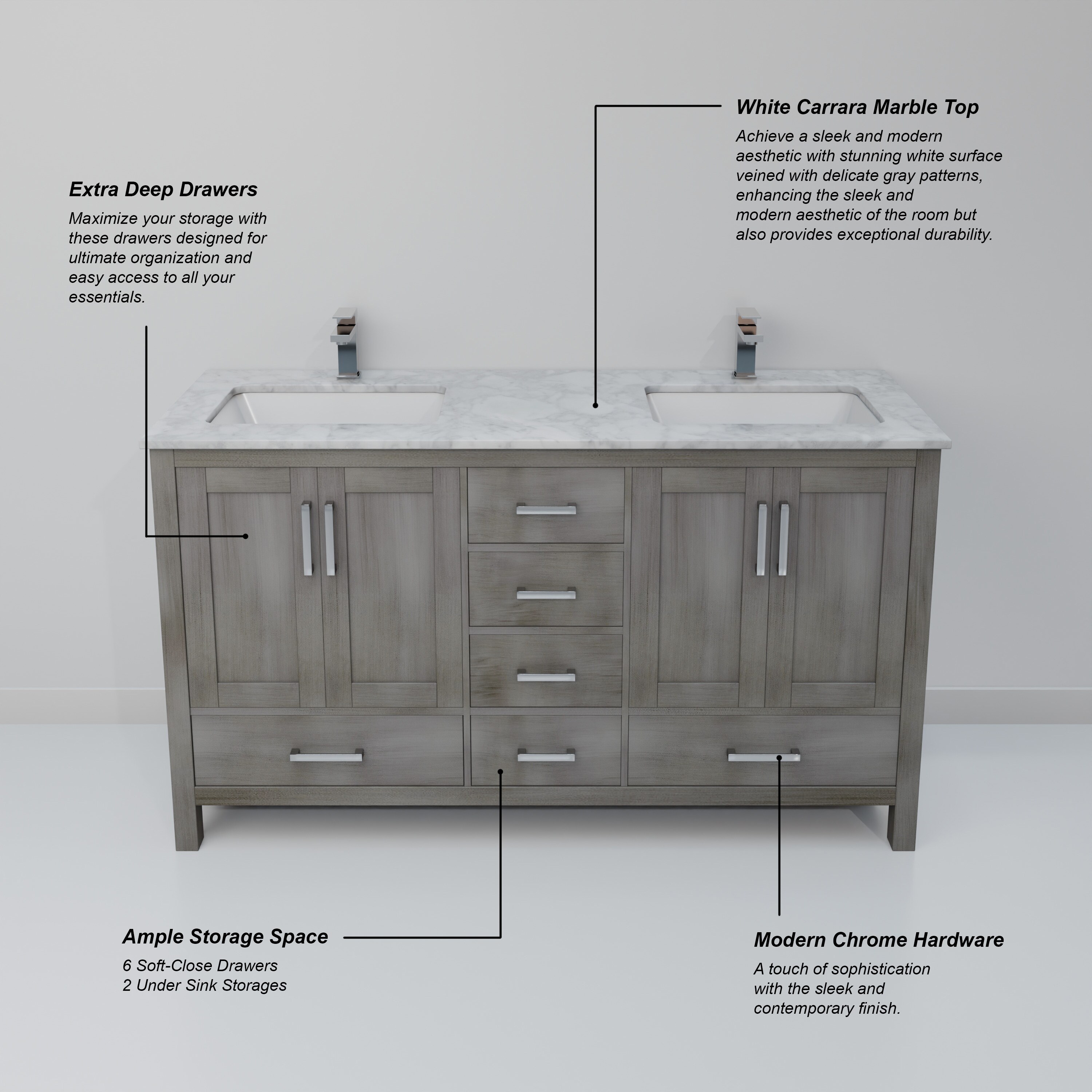 Lexora LJ342260DD00M58 vanities - View #9
