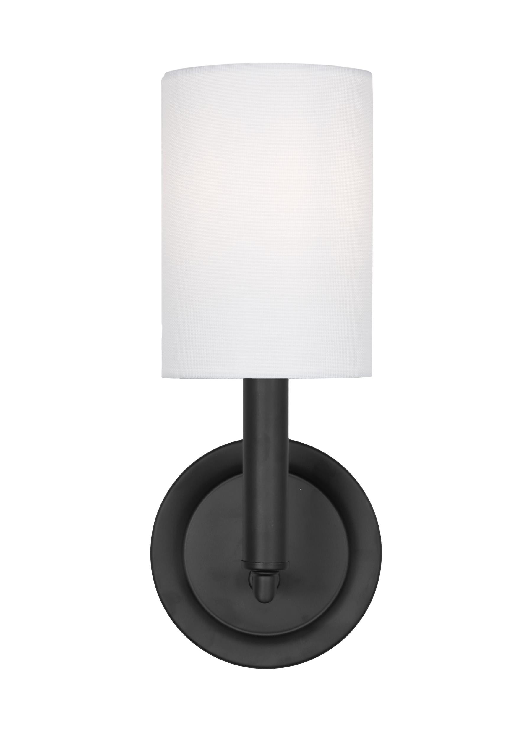 Scott Living DJW1051MBK Egmont 4.75-in 1 -Light Black Traditional Vanity light