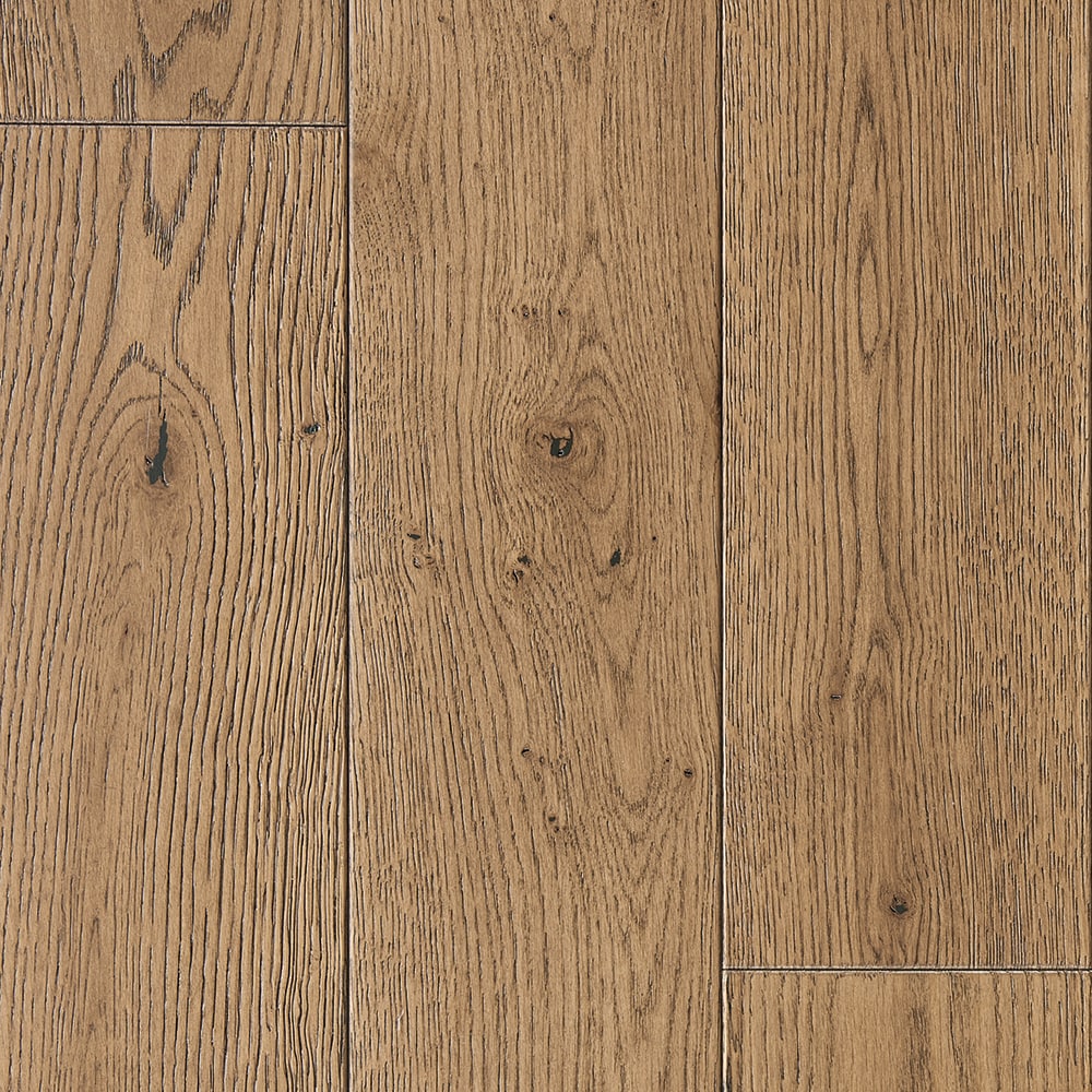 Villa Barcelona LOWMCSS846SAMP (Sample) Brown Oak Solid Wirebrushed Hardwood Flooring