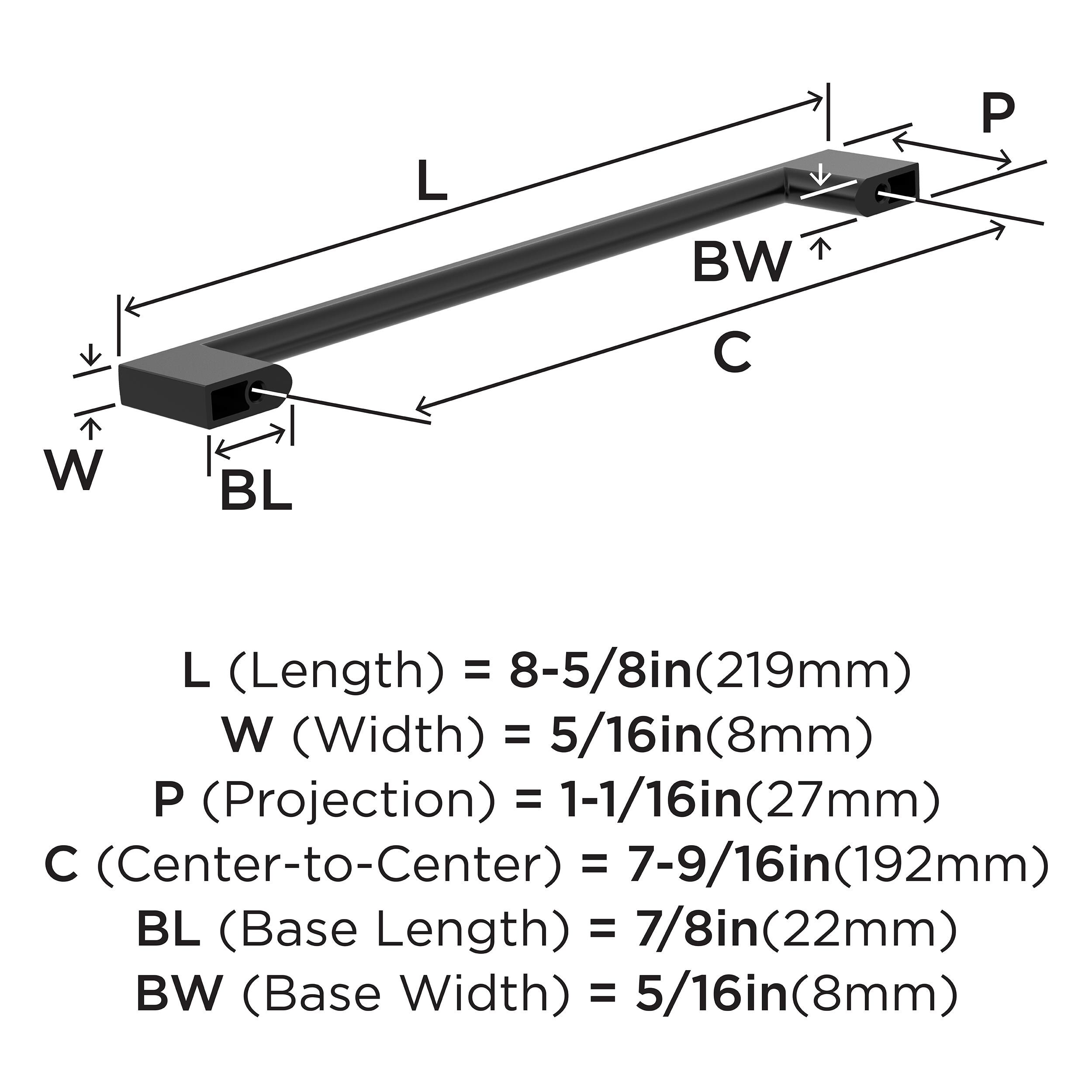 Amerock 10BX37134MB Cabinet-Pulls - View #4