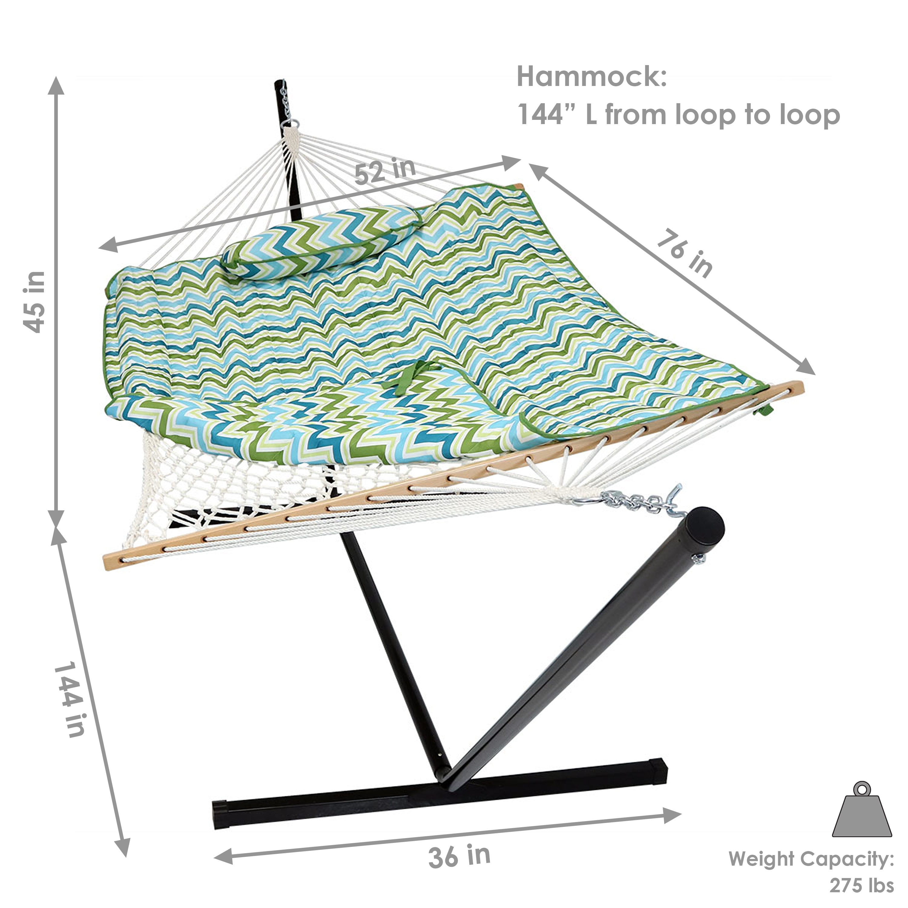 Sunnydaze Decor HH-BGCRH-COMBO hammocks - View #7