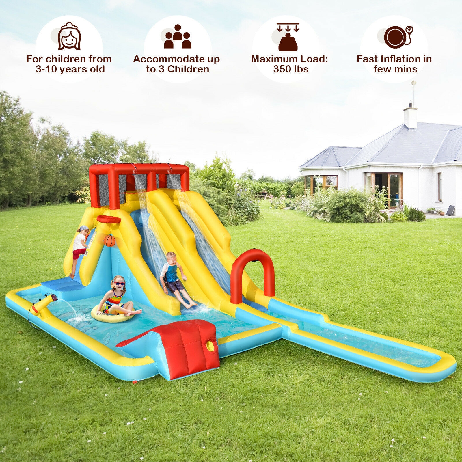 Slickblue D-CO-35607PO Bounce-Houses - View #3