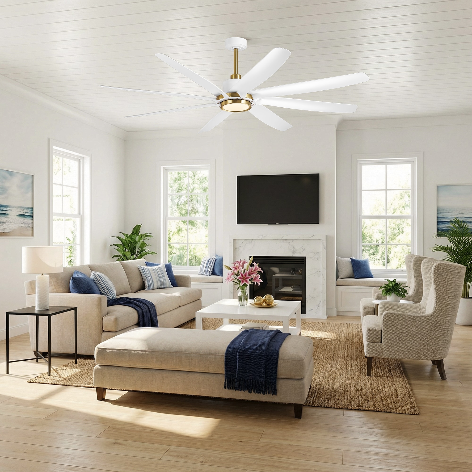 Parrot Uncle F8012WH Ceiling-Fans - View #3