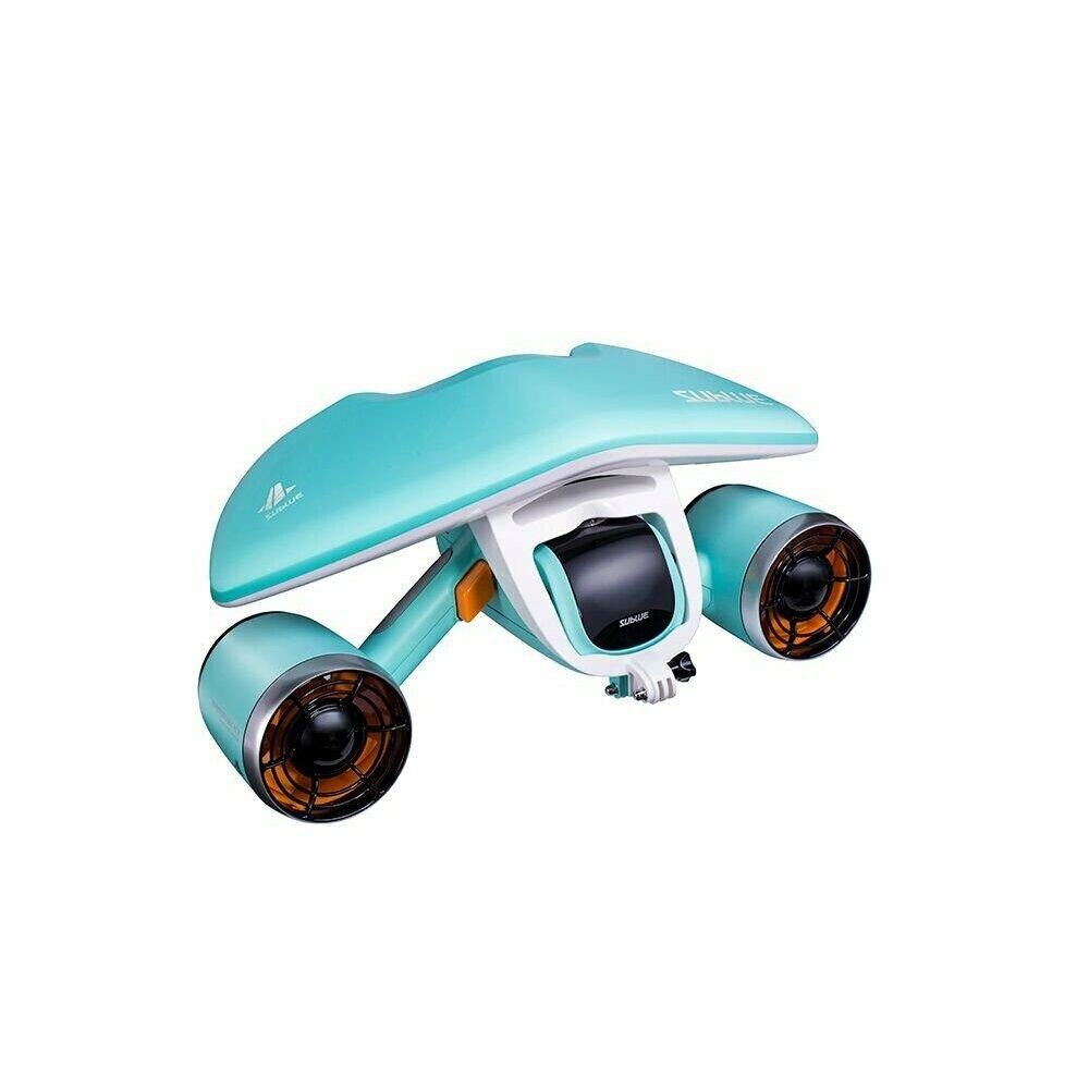  PPGO1026 Sublue MIXAB01 Whiteshark Mix Underwater Propeller Scooter with Floater- Aqua Blue