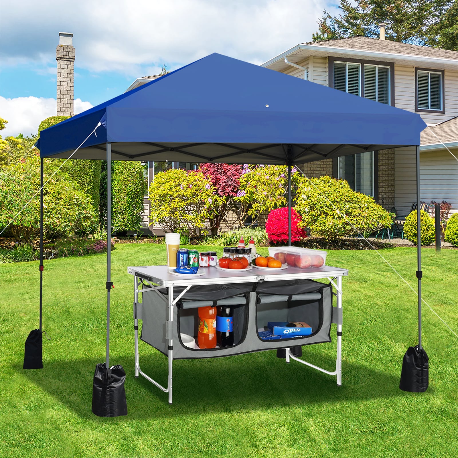WELLFOR DOJ70299BL Canopy-Storage - View #5