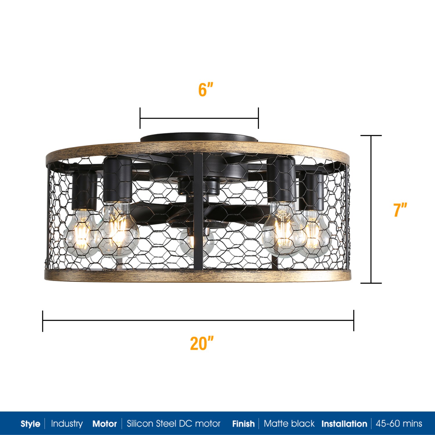 JUSHUA MT-146855 Ceiling-Fans - View #8