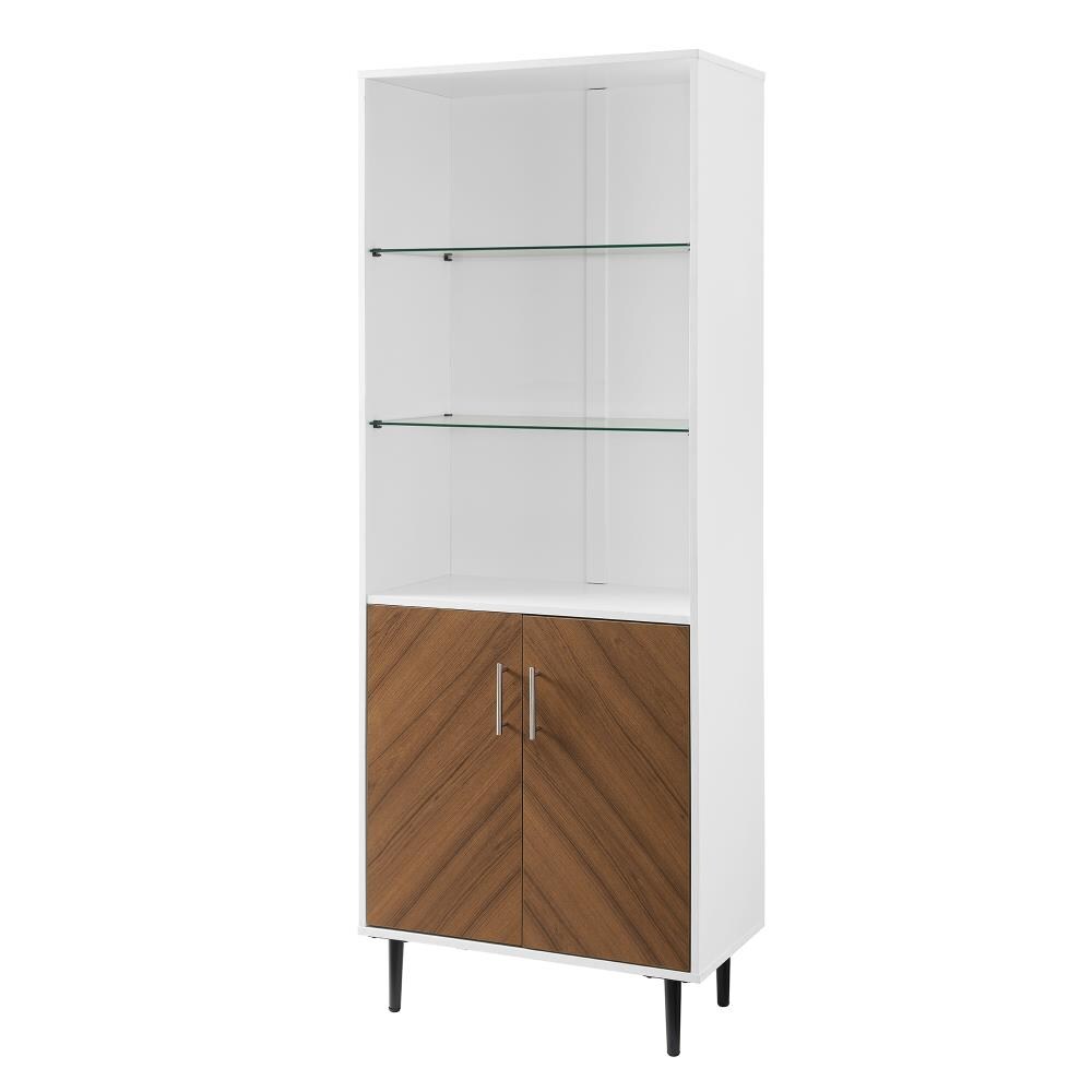 Walker Edison Solid White Kitchen Hutch In The Dining Kitchen Storage Department At Lowes Com