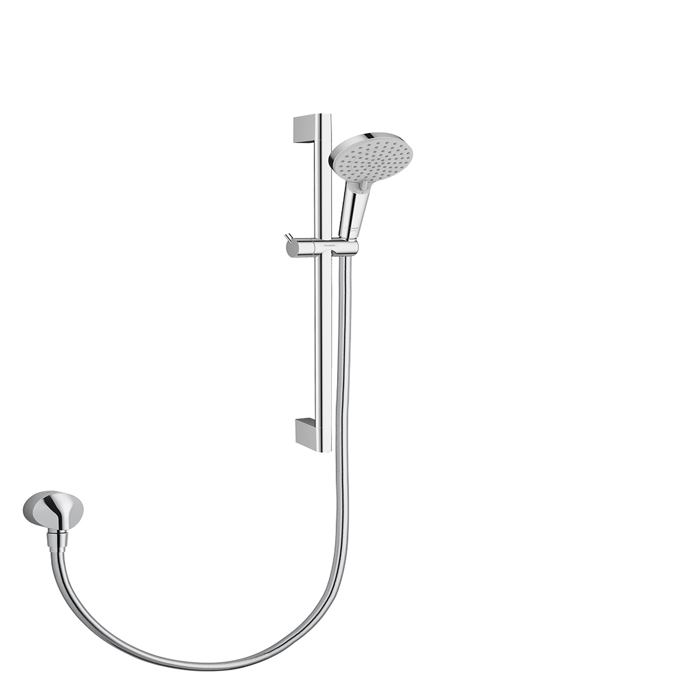 Hansgrohe 04971000 2.0 -Spray Chrome 4-in Round Fixed Shower Head 1.5 GPM