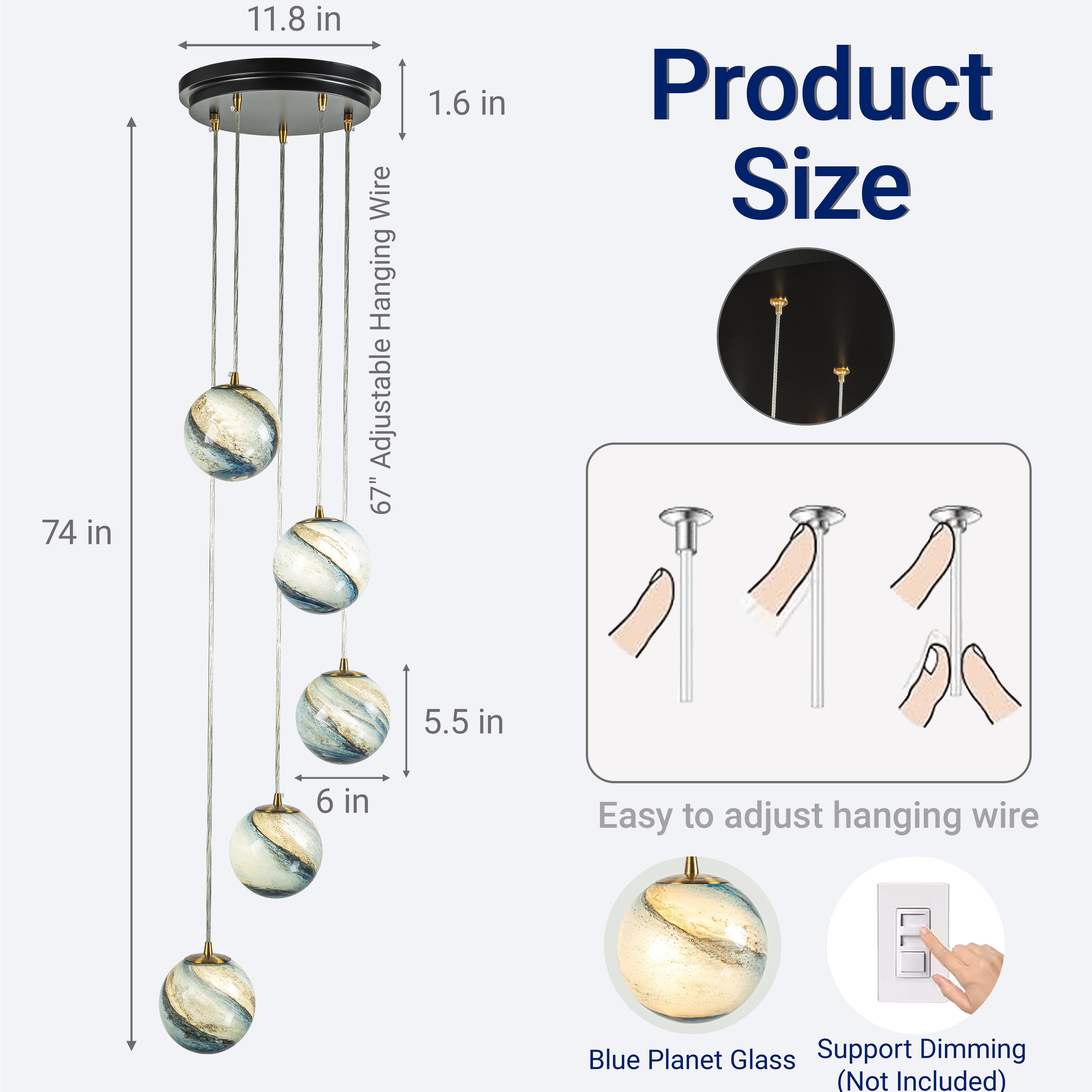 AloaDecor Lighting L7231D3005A b090015 - View #3