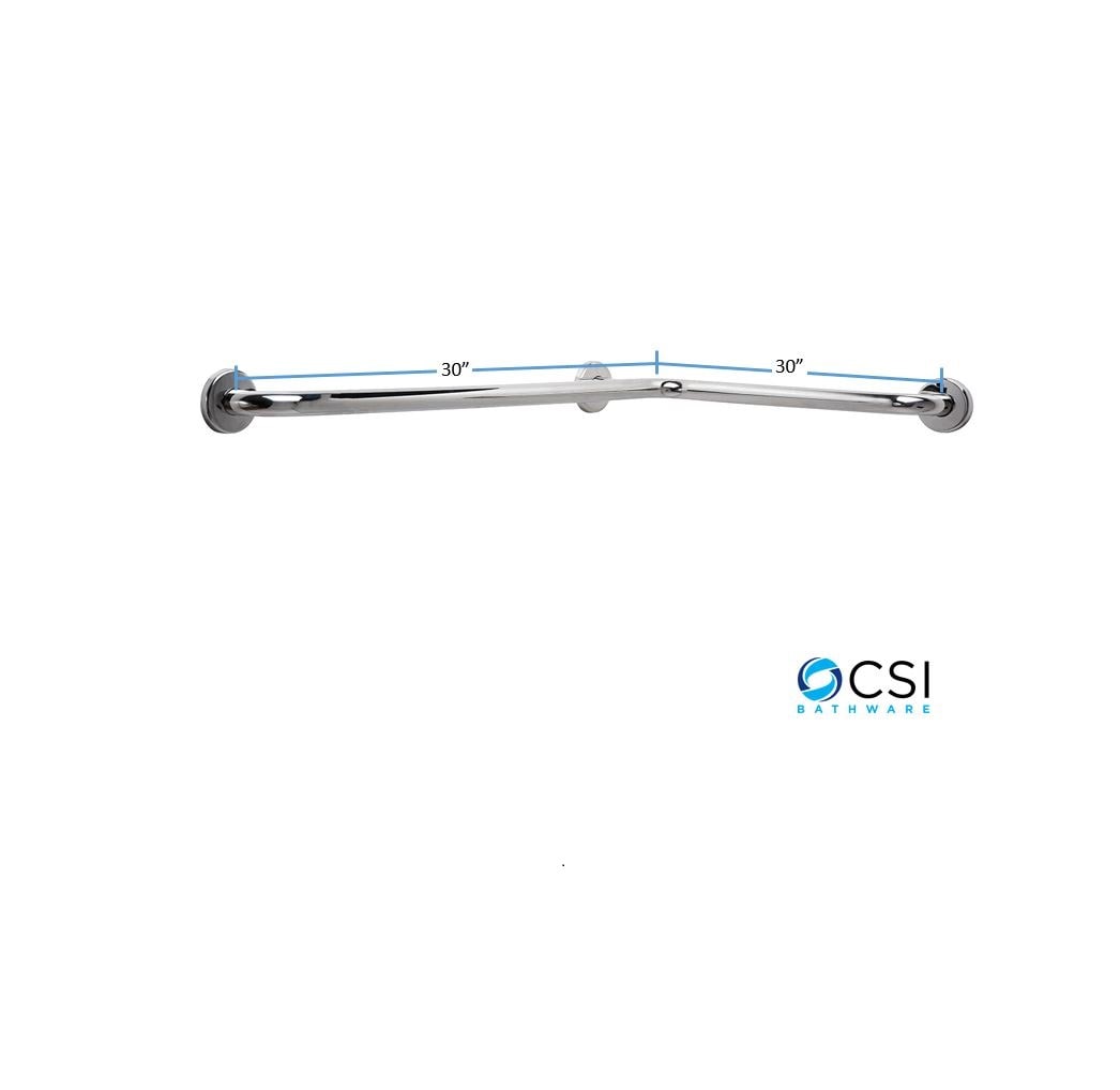 CSI Bathware BAR-HA3030-TW-125-PO Grab-Bars - View #2