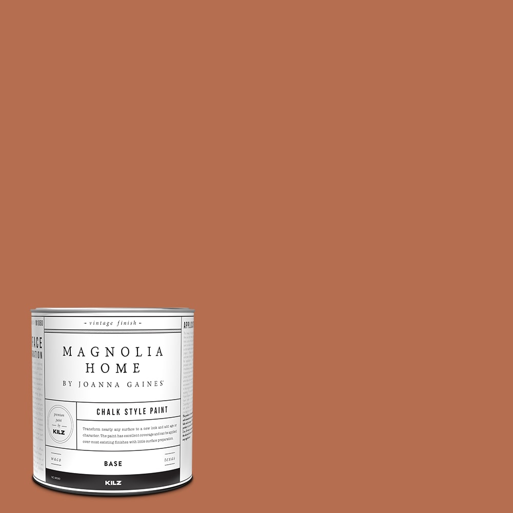 Magnolia Home MAG032-4082231 by Joanna Gaines Water-based Tintable Low Odor Work Worn Wood Chalky Paint (1-quart)
