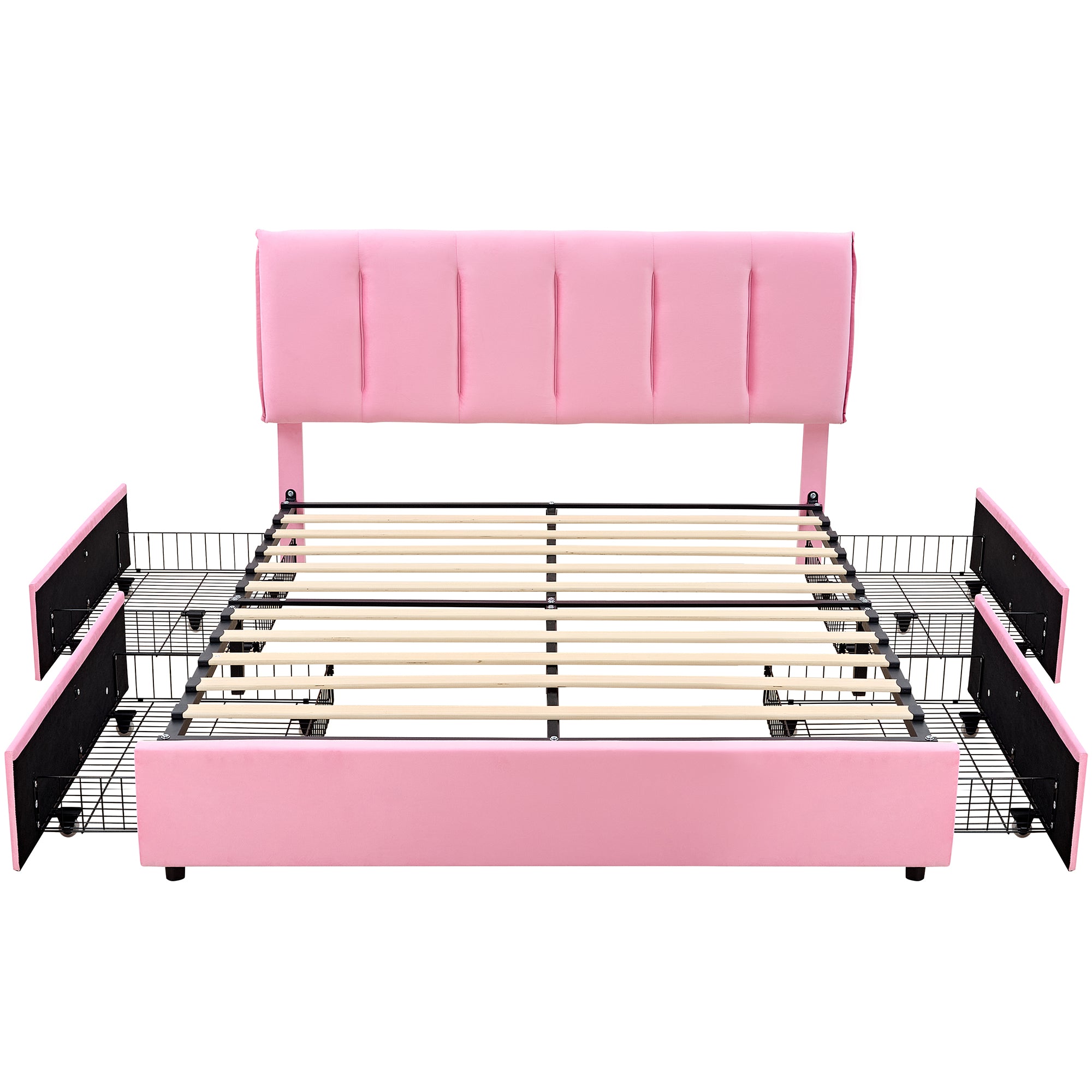 Vecelo LOE-CY-QB04-UP-PNK beds - View #2