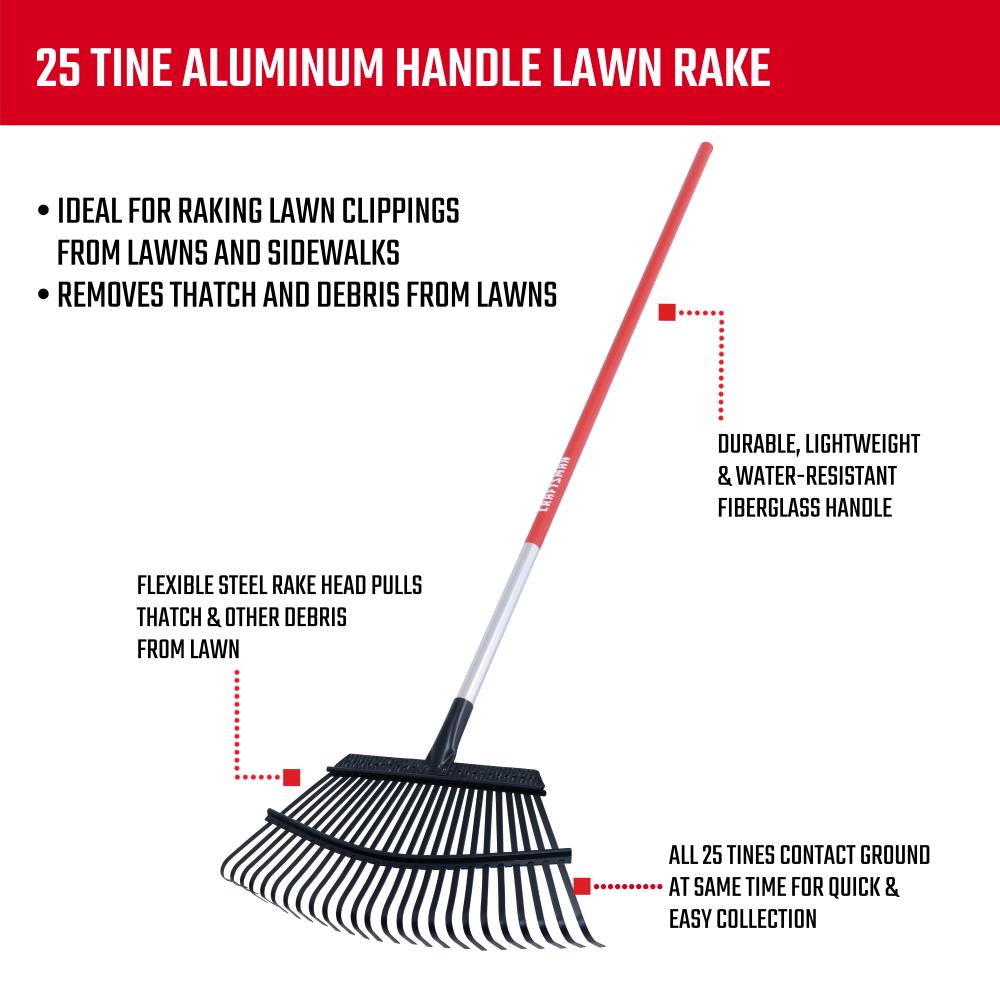 CRAFTSMAN 18-in Lawn Rake in the Lawn & Leaf Rakes department at Lowes.com