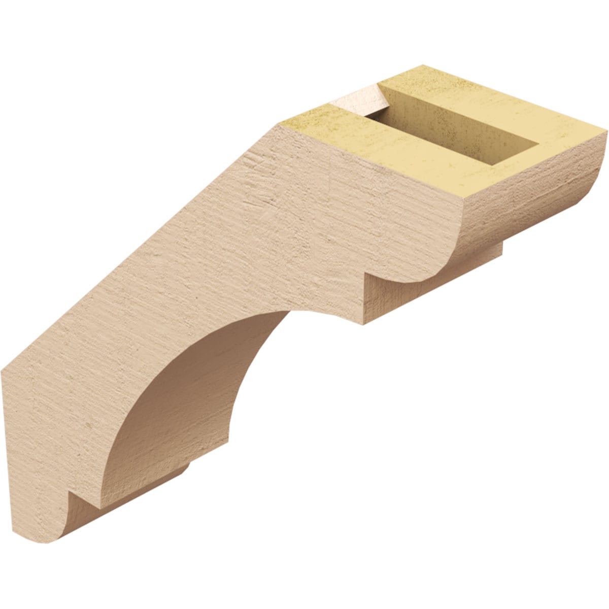 Ekena Millwork BRCUR03X10X10OLYRCPR braces - View #6