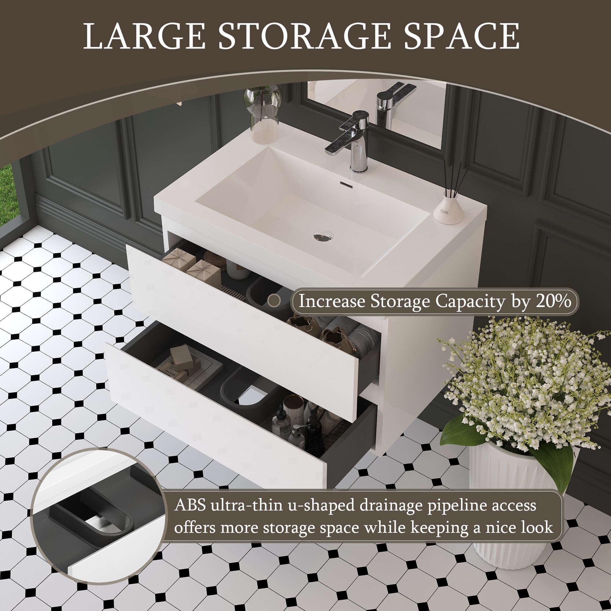 Iseryn YSG26843P15 Bath-Vanity-Combo - View #10