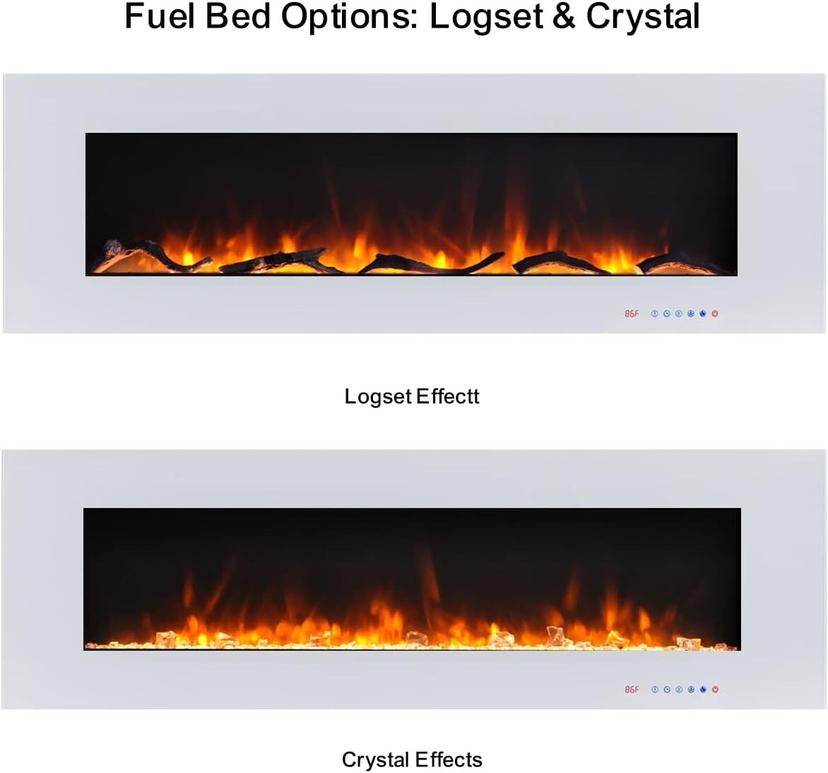 EdenDirect LW-WM60-WH Electric-Fireplaces - View #5