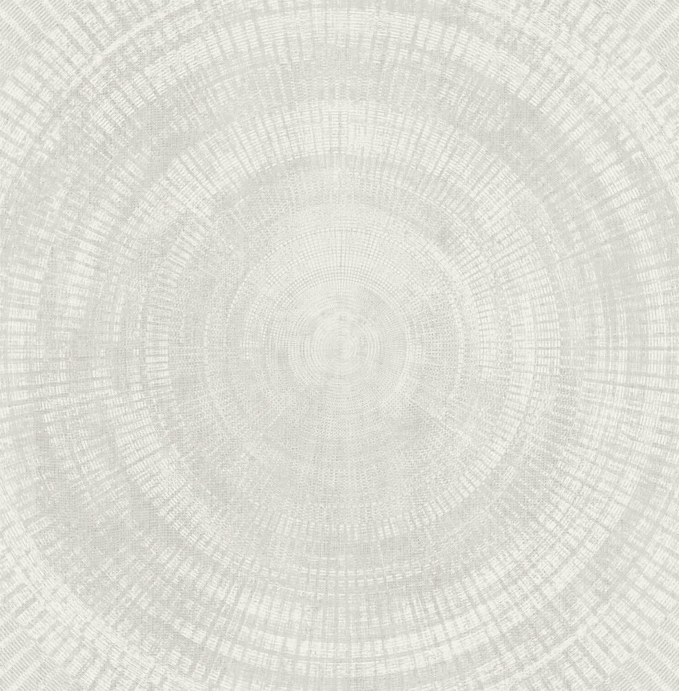 A-Street Prints 2949-61106 Imprint 56.4-Sq. Feet Off-White Paper Medallion Unpasted Wallpaper