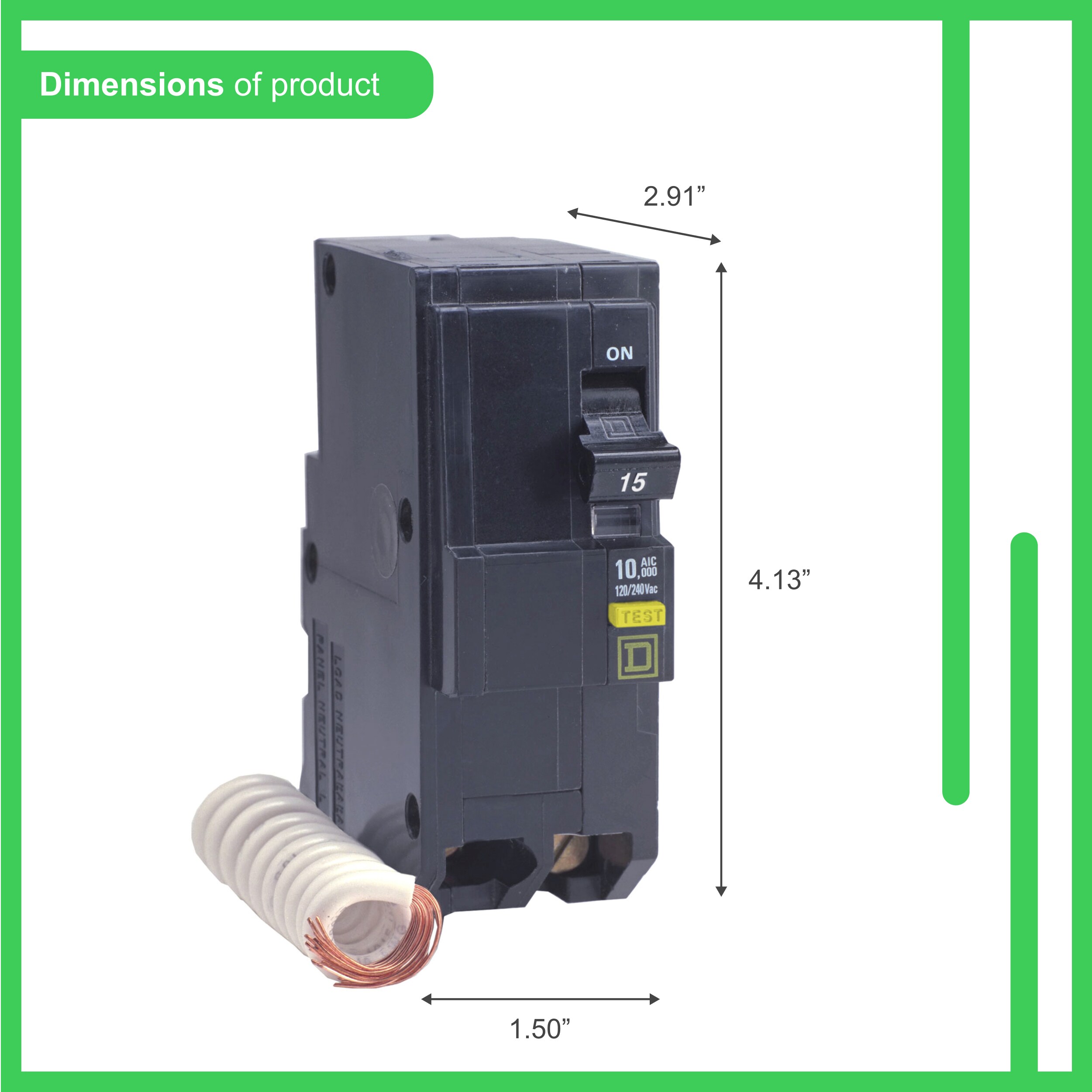 Square D QO220GFICP Circuit-Breakers - View #4
