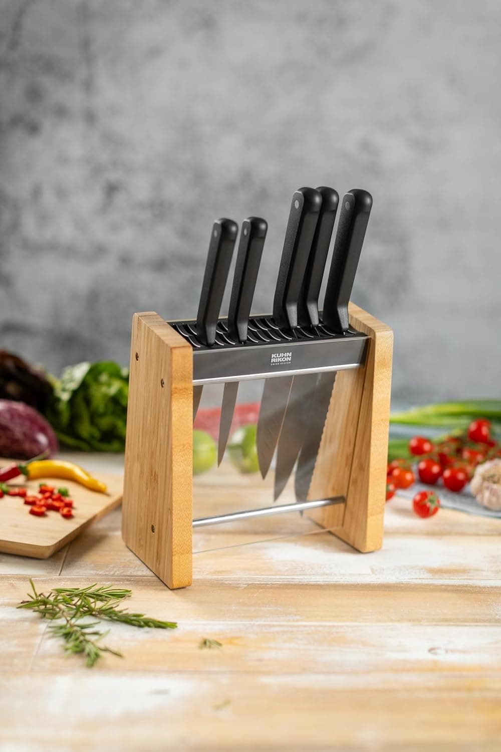 Kuhn Rikon  ICED Bamboo Knife Block